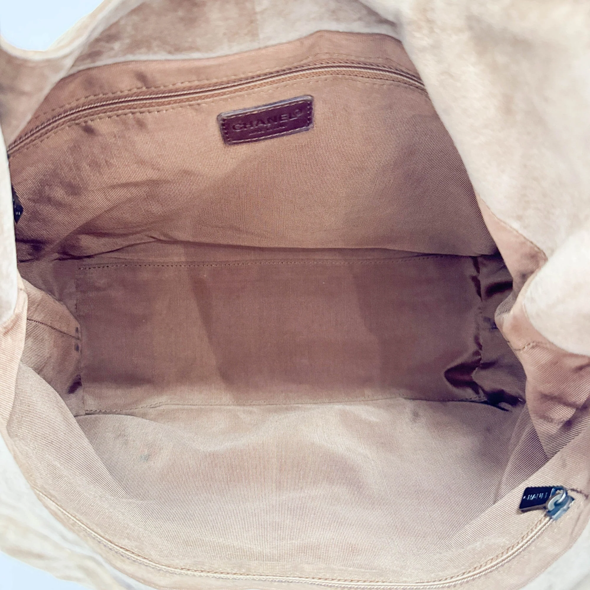2000-2002 Brown Quilted Suede Hobo Shoulder Bag - Image 14