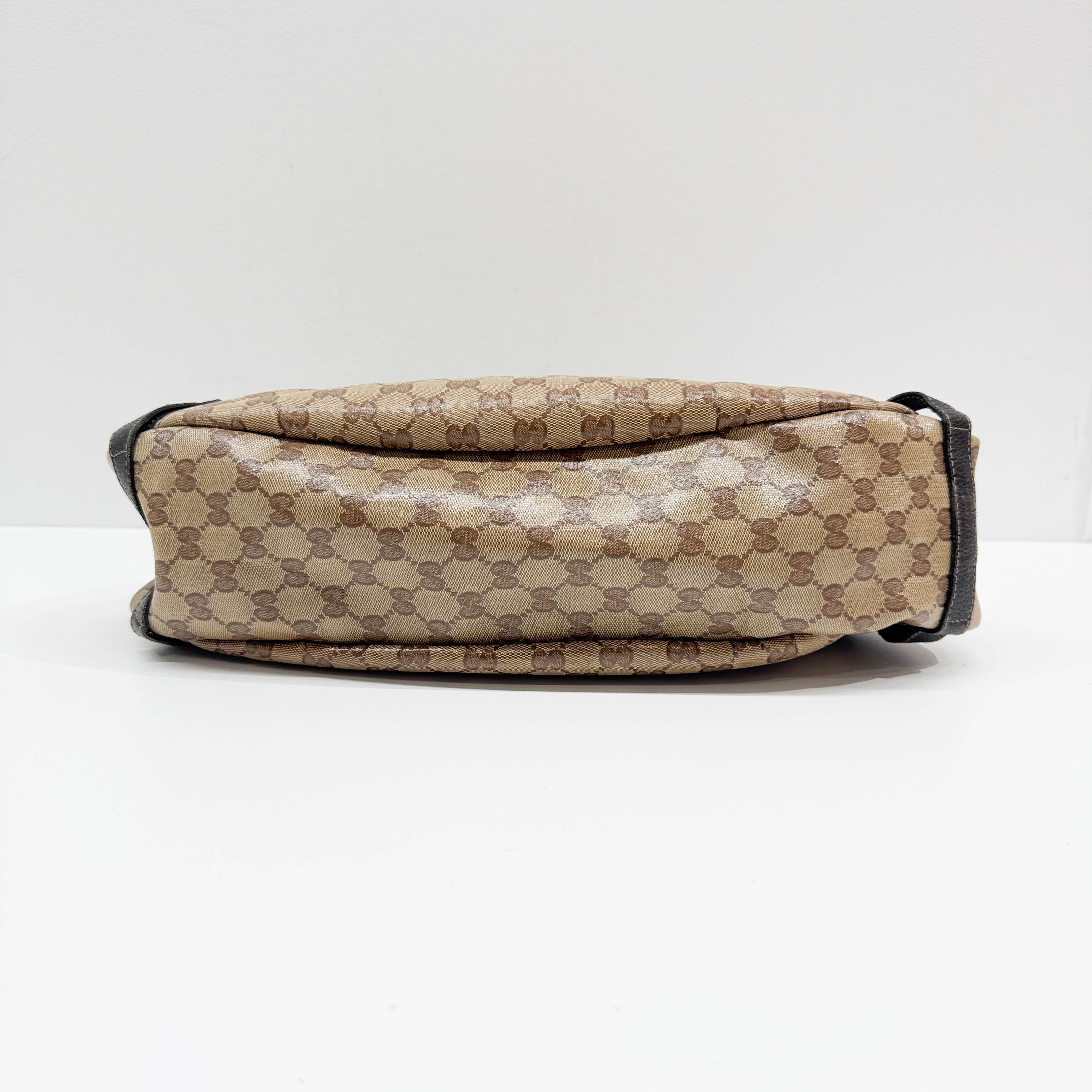 Abbey Brown GG Crystal Shoulder Bag - Image 8