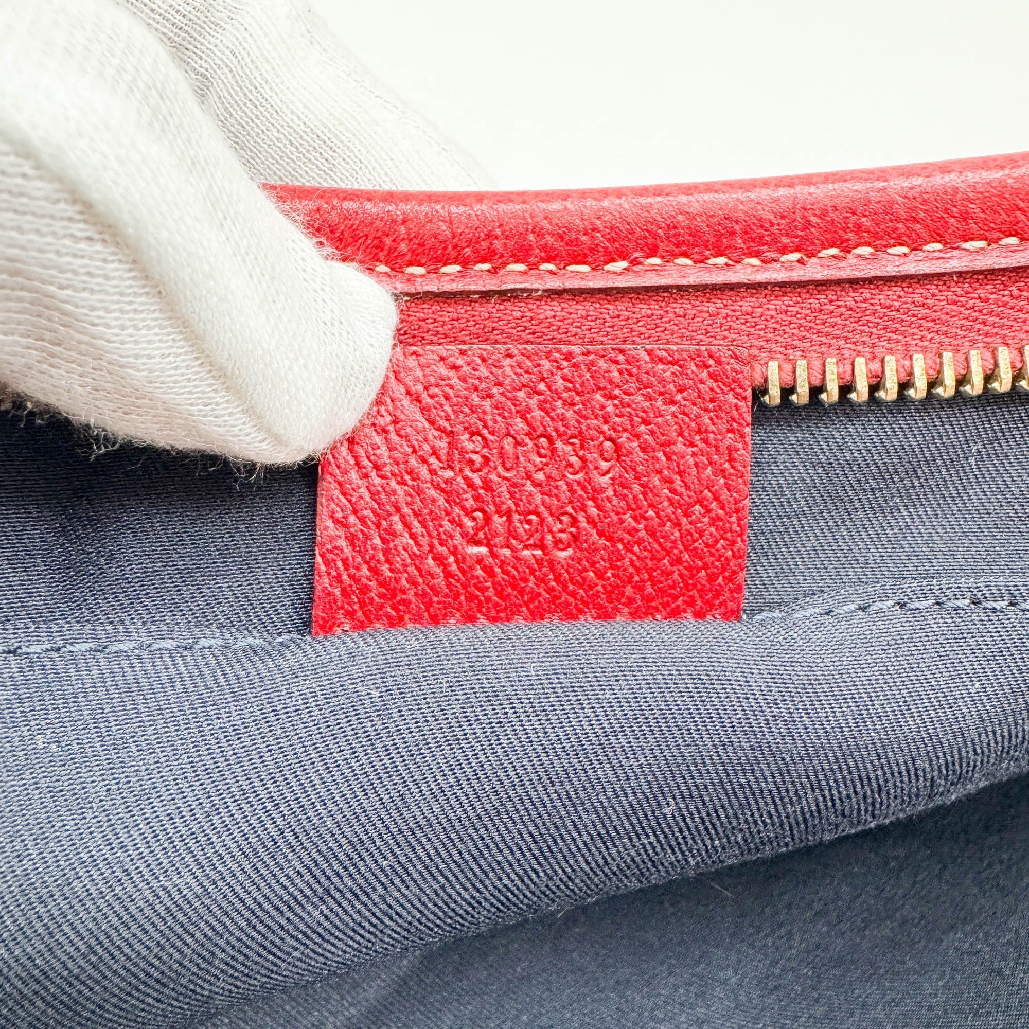Abbey D-Ring Red Leather Shoulder Bag - Image 19