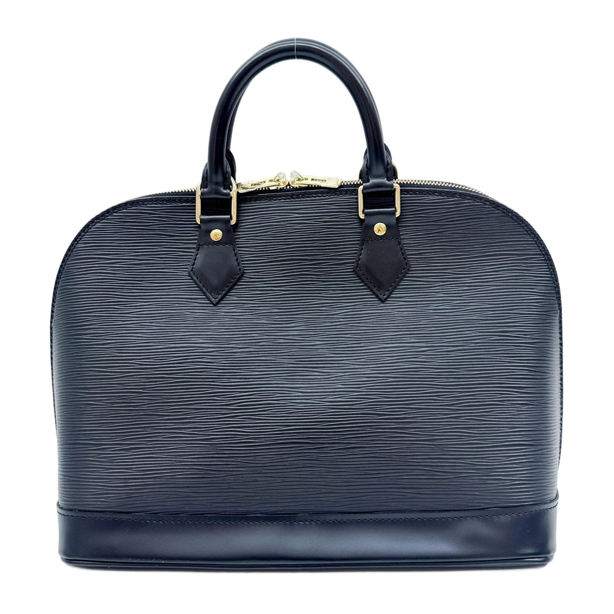 Alma PM Black Epi Leather Hand Bag - Image 2