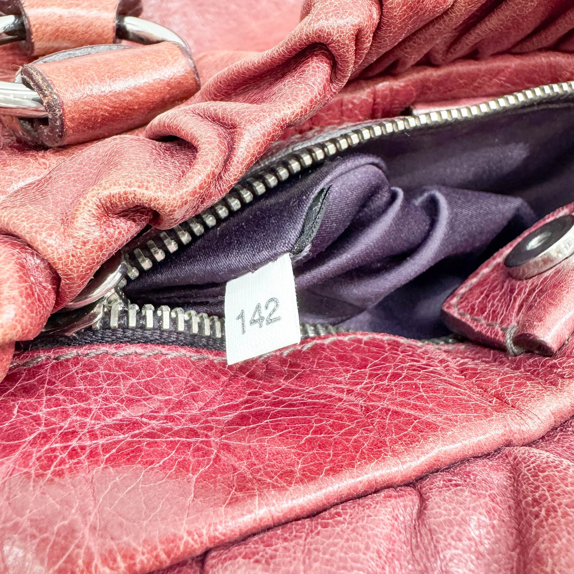 Amarena Red Leather Two Way Tote Bag - Image 18