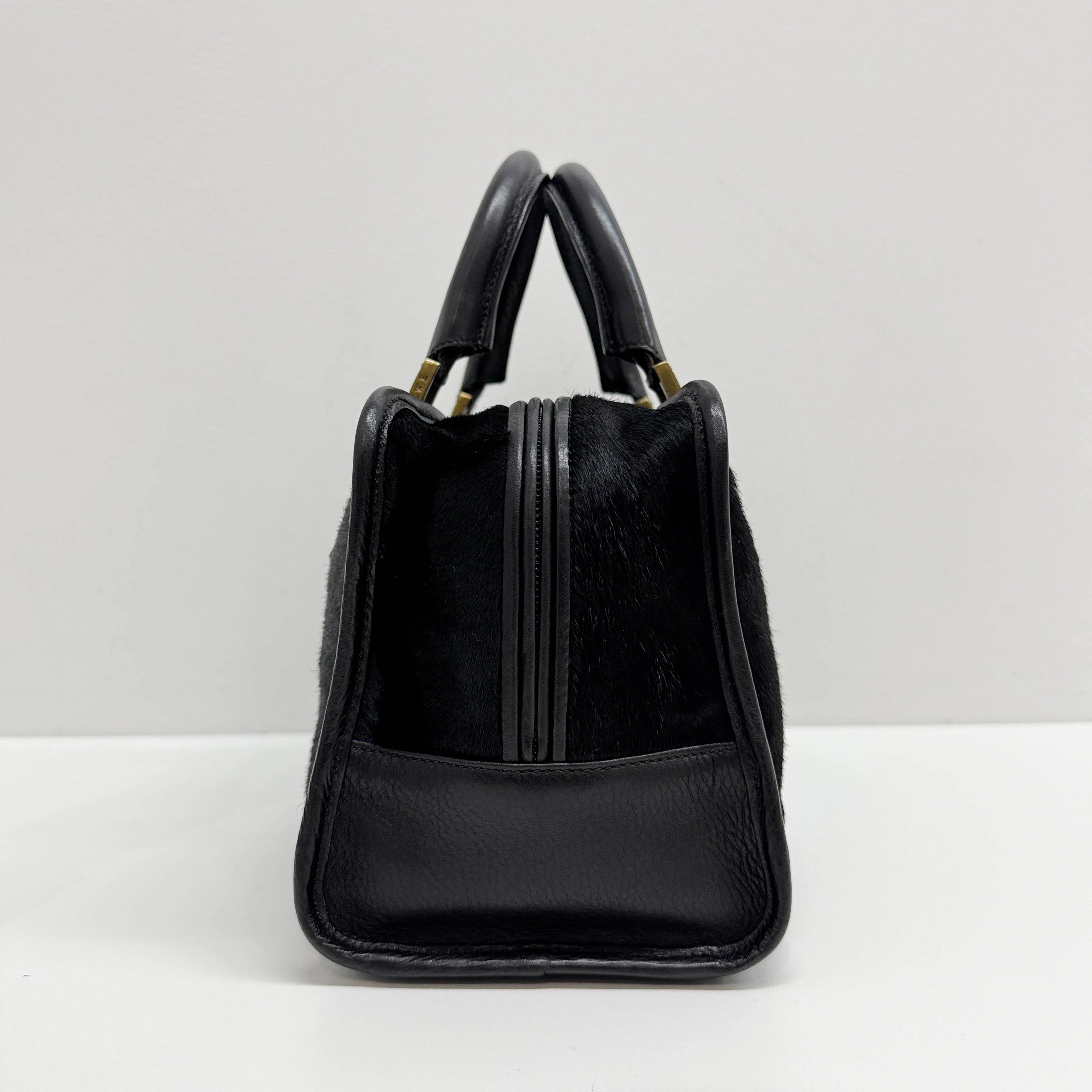 Amazona Black Pony Hair Hand Bag - Image 6