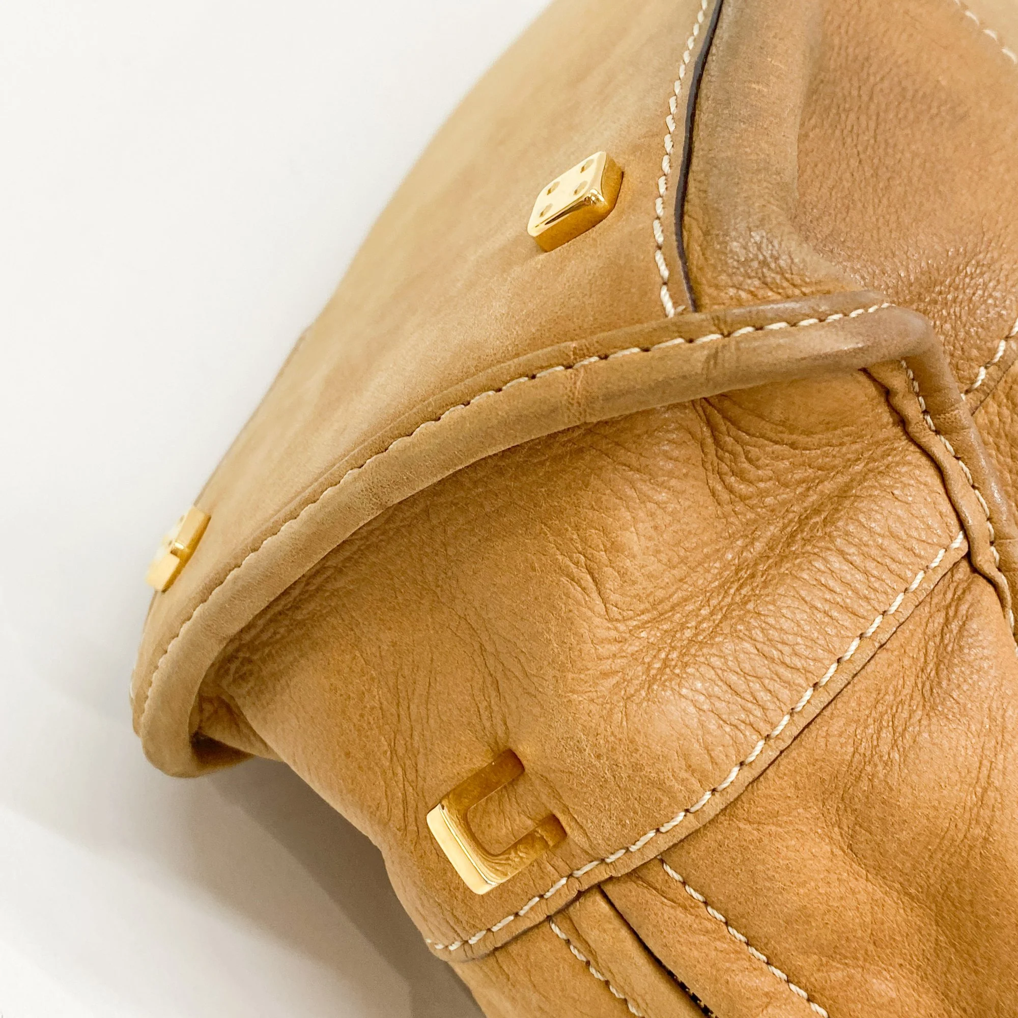 Amazona Brown Leather Hand Bag - Image 12