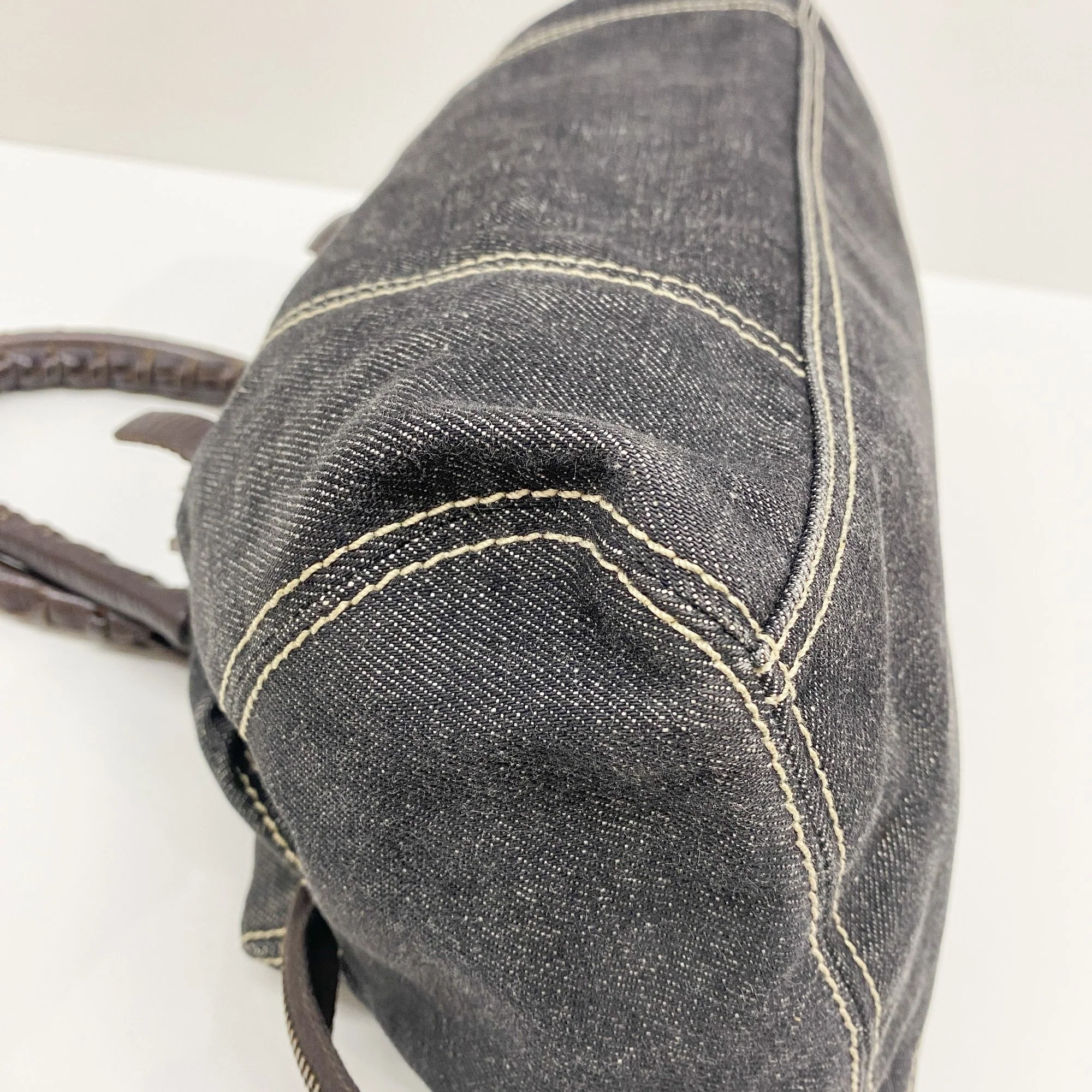 Archive Blue Denim Shoulder Bag - Image 10