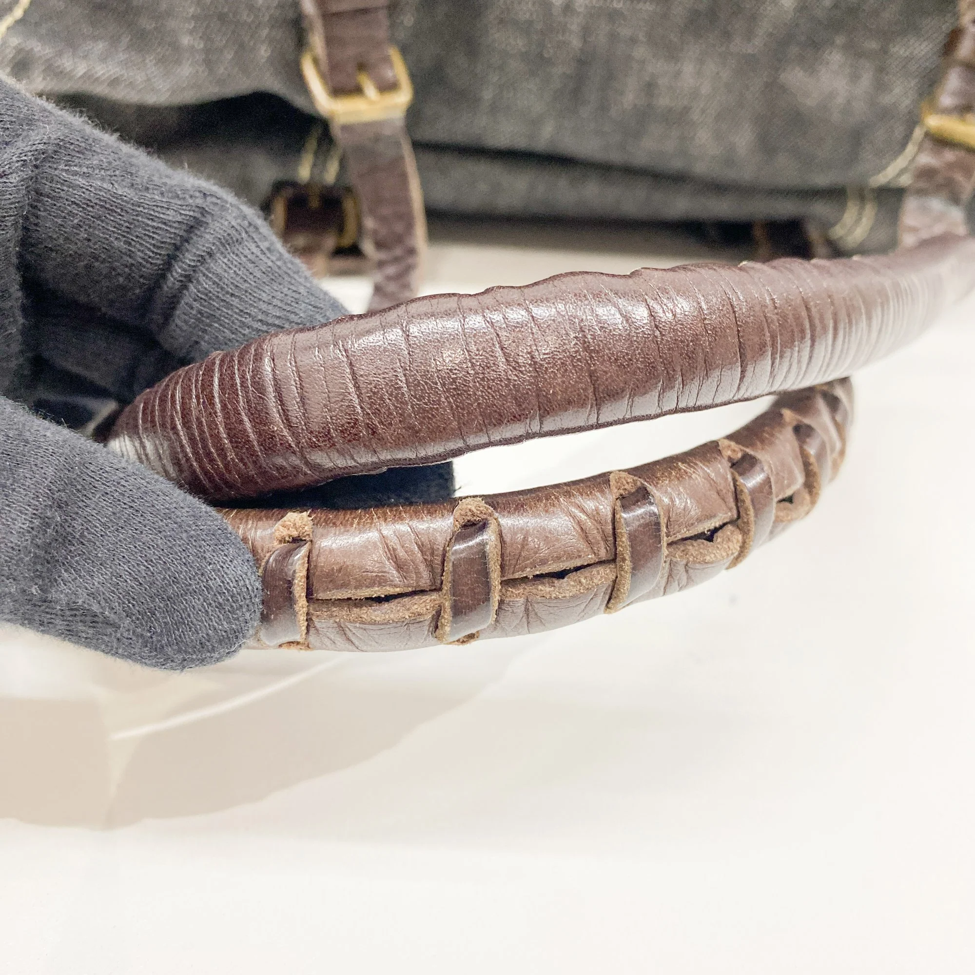 Archive Blue Denim Shoulder Bag - Image 8