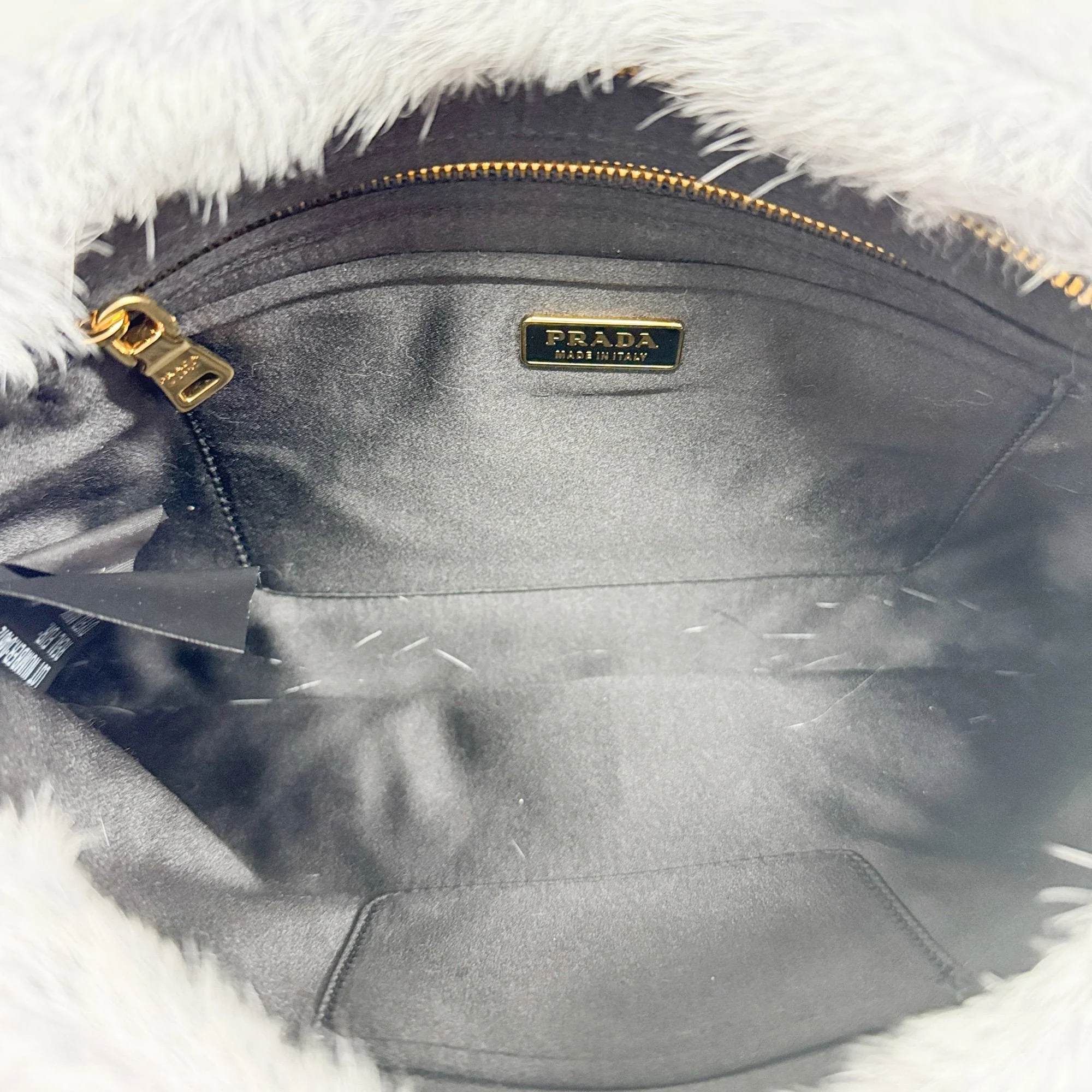 Baby Blue Mink Fur Clutch Bag - Image 13