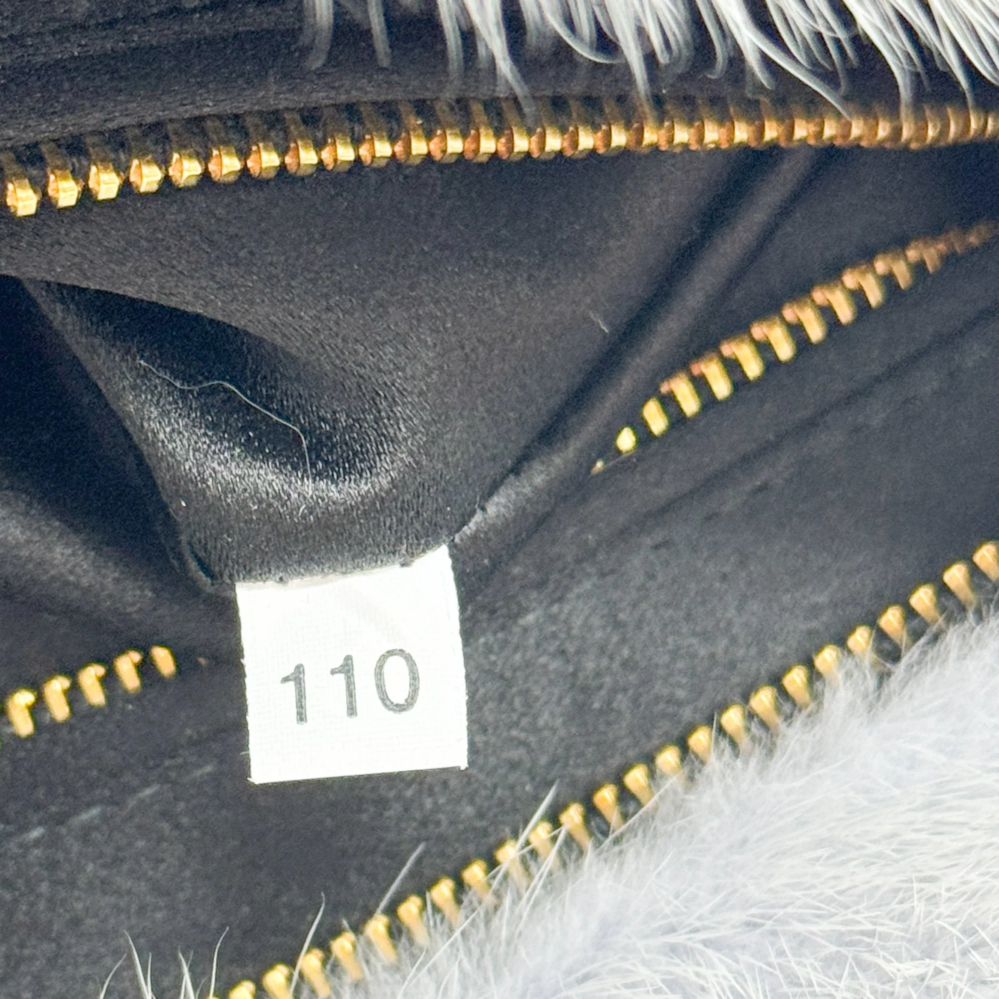 Baby Blue Mink Fur Clutch Bag - Image 16
