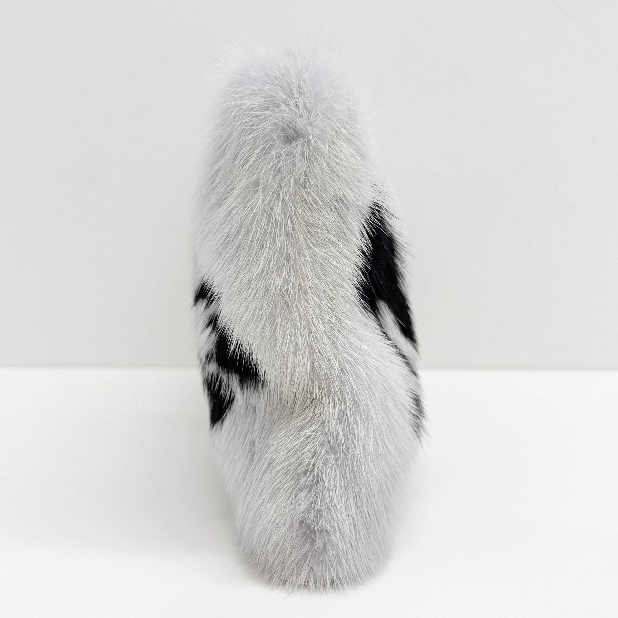 Baby Blue Mink Fur Clutch Bag - Image 6