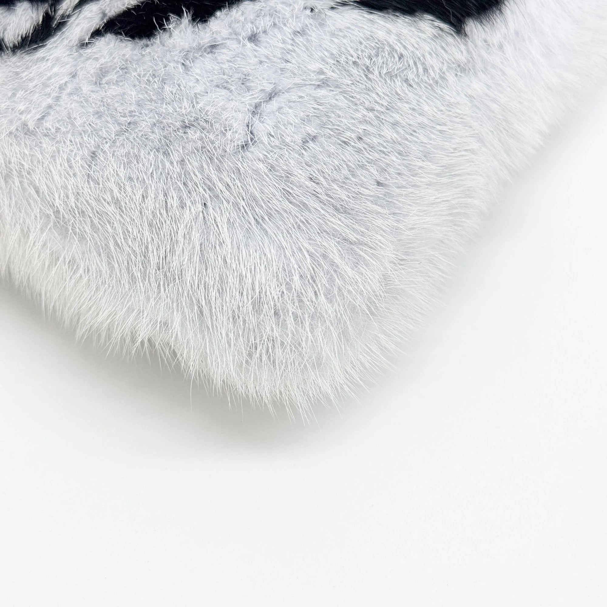 Baby Blue Mink Fur Clutch Bag - Image 9