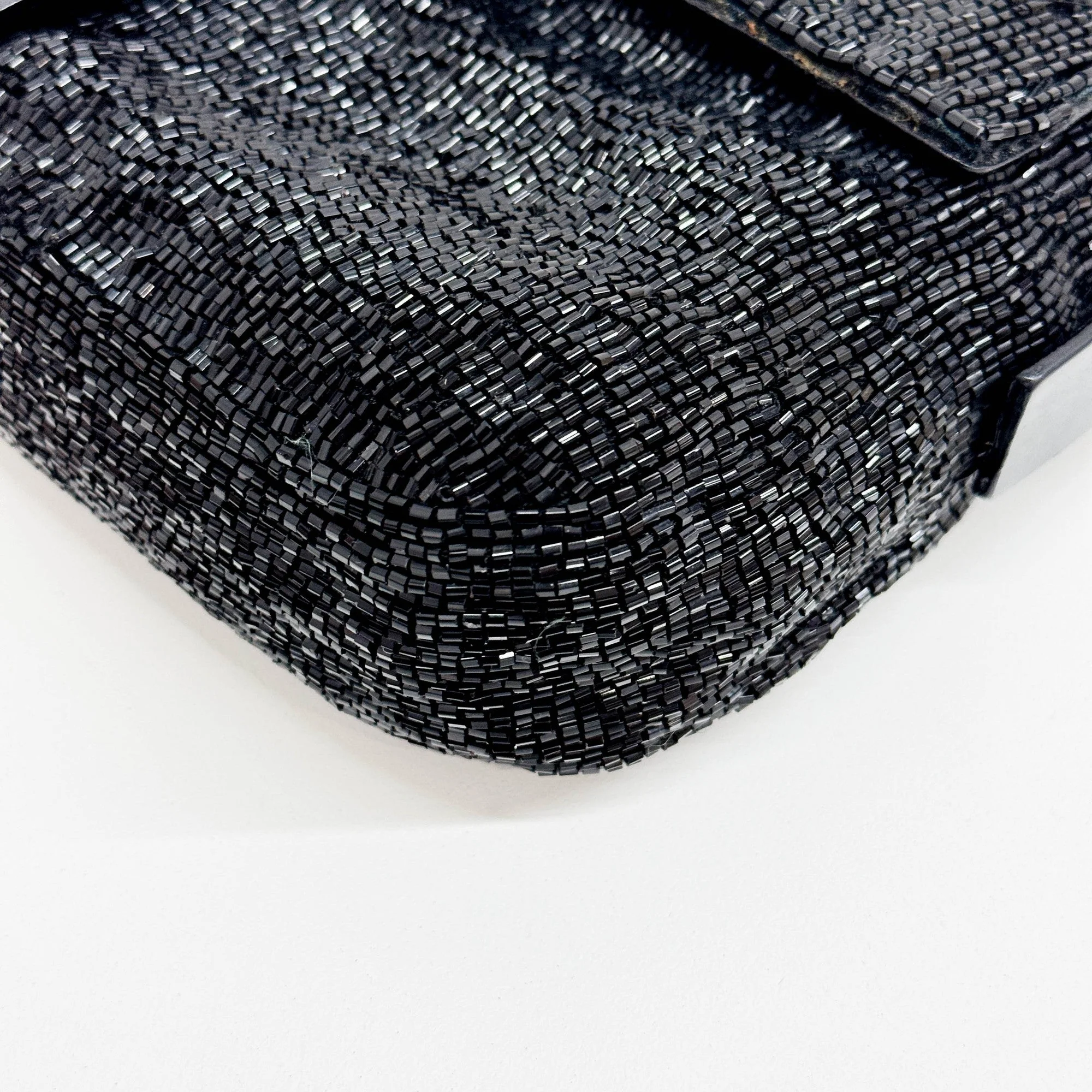 Baguette Black Beads Shoulder Bag - Image 10