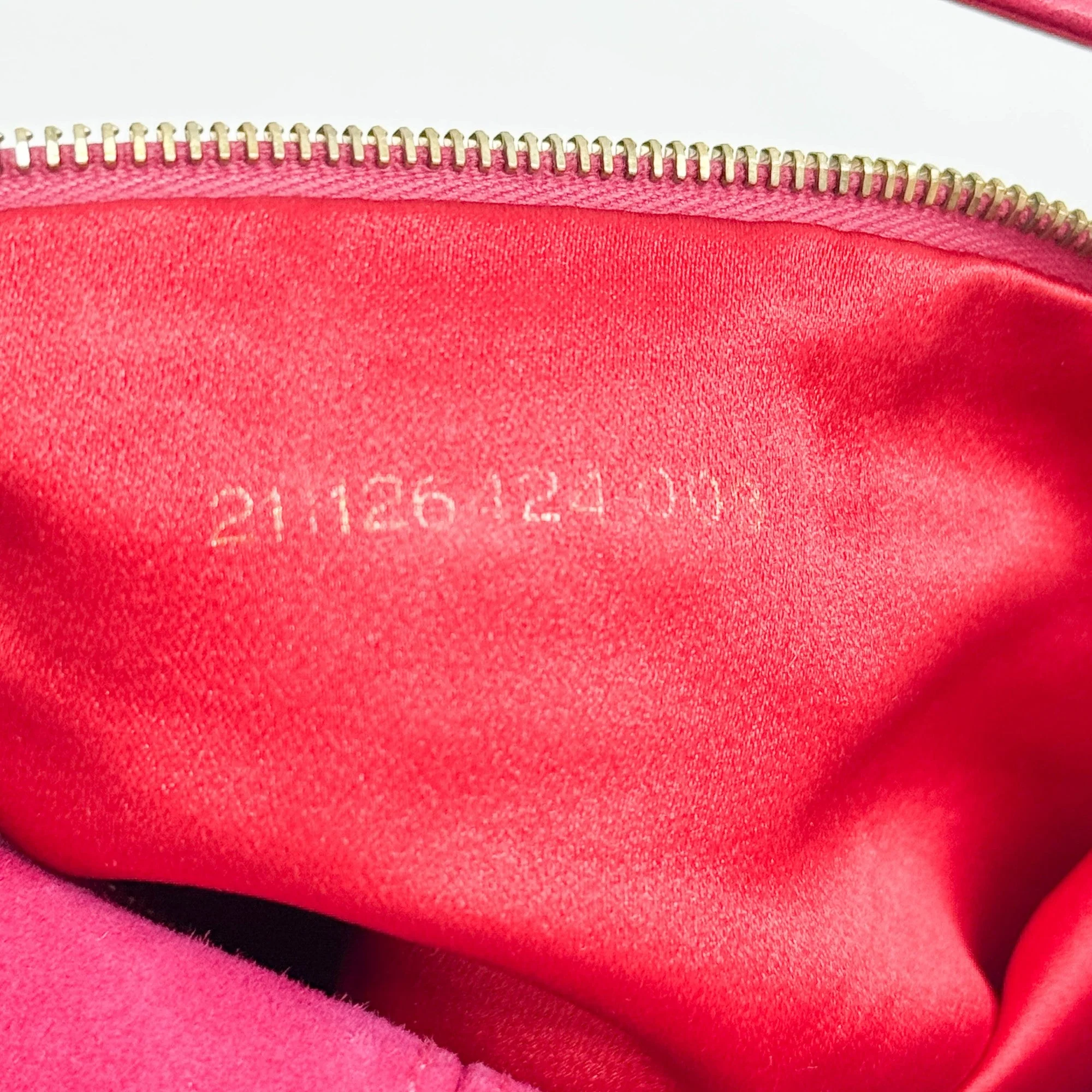 Baguette Pink Suede Shoulder Bag - Image 15