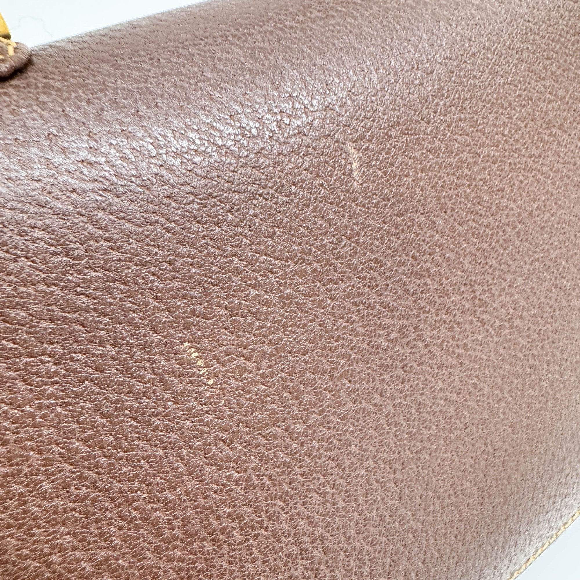 Bamboo Brown Leather Two Way Bag - Image 17