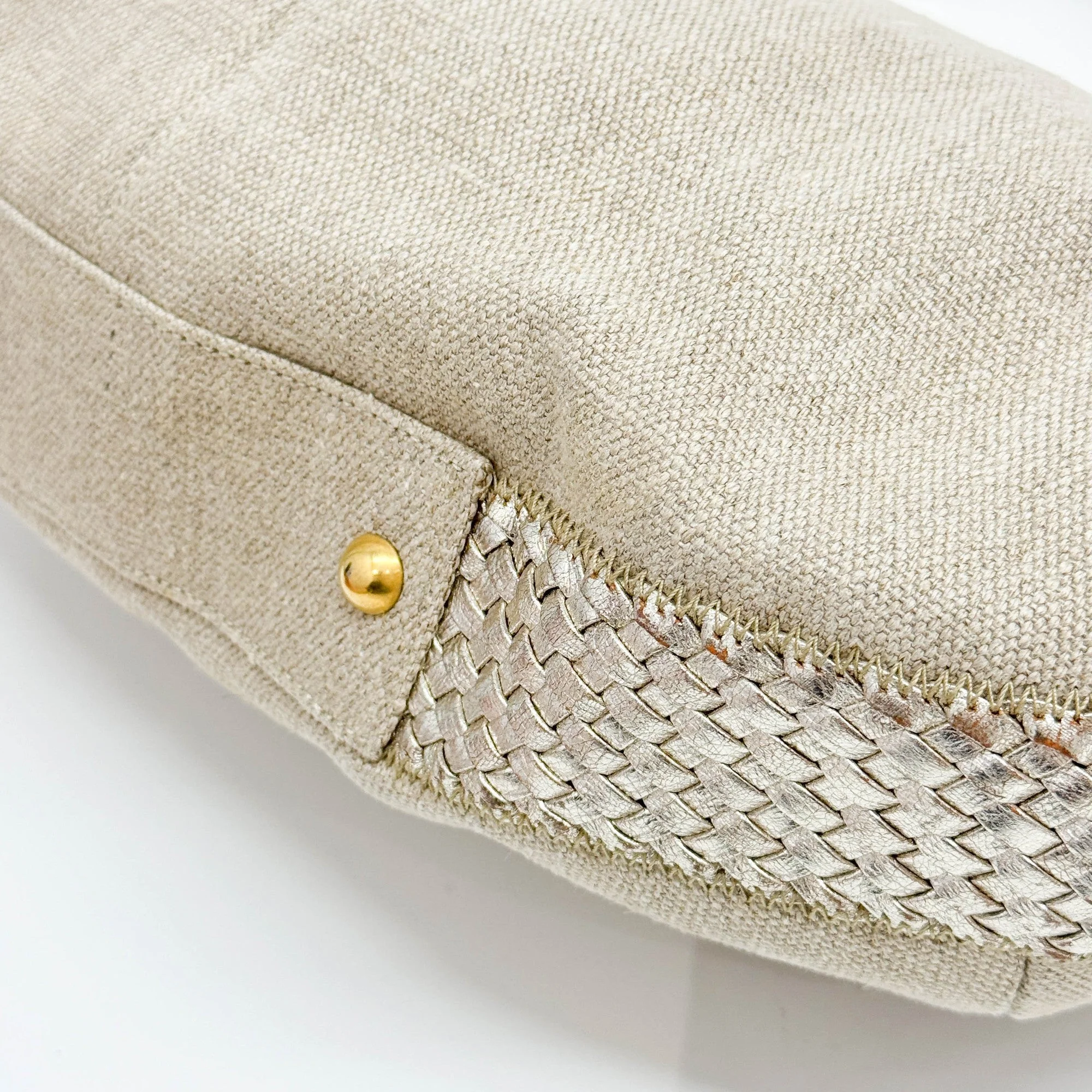 Beige Tweet Hobo Bag - Image 11