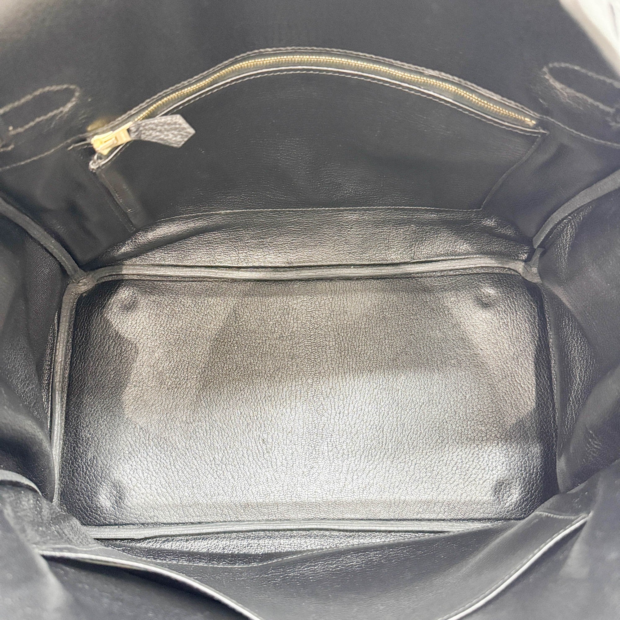 Birkin 35 2003 Black Togo Leather Hand Bag - Image 16