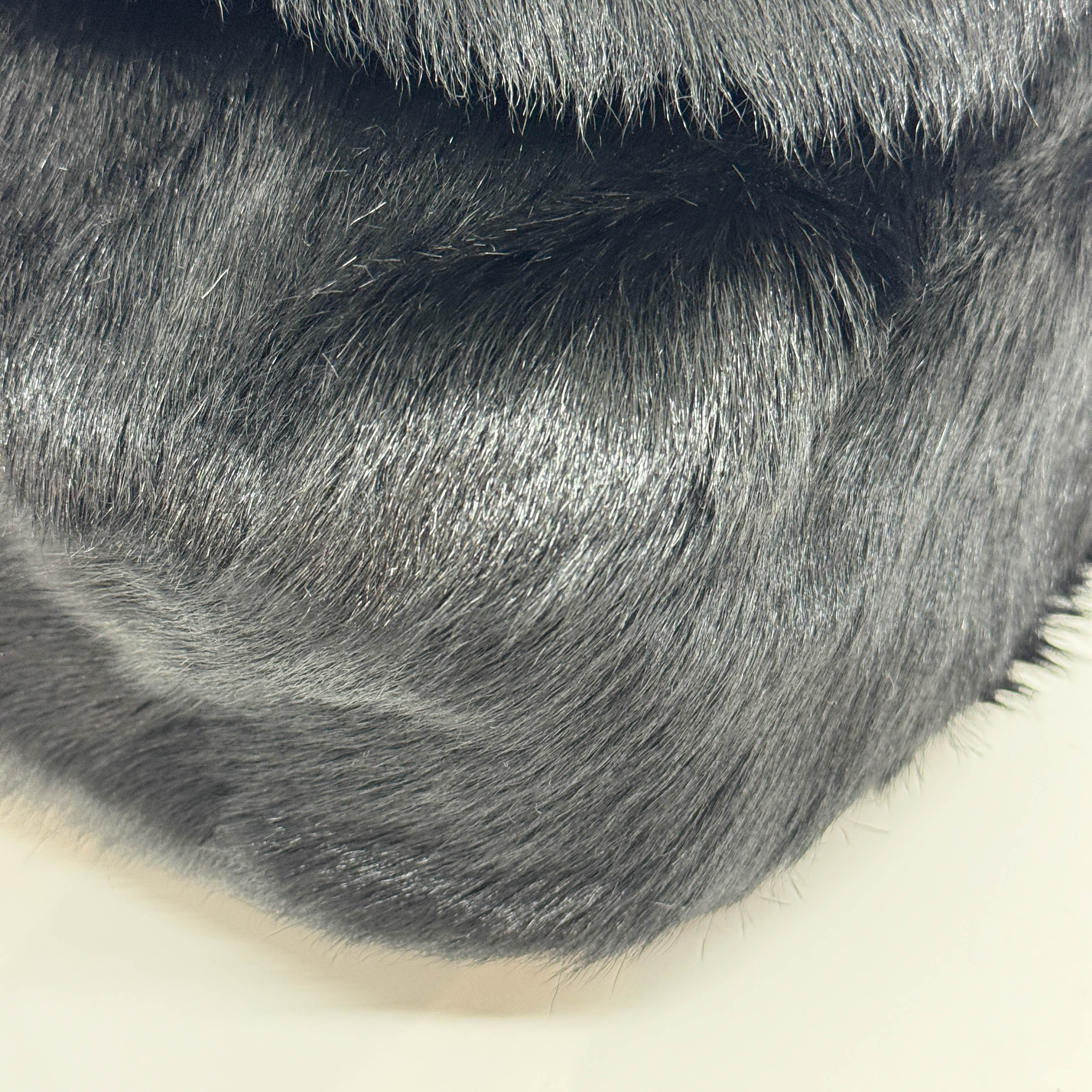 Black Fur Shoulder Bag - Image 9