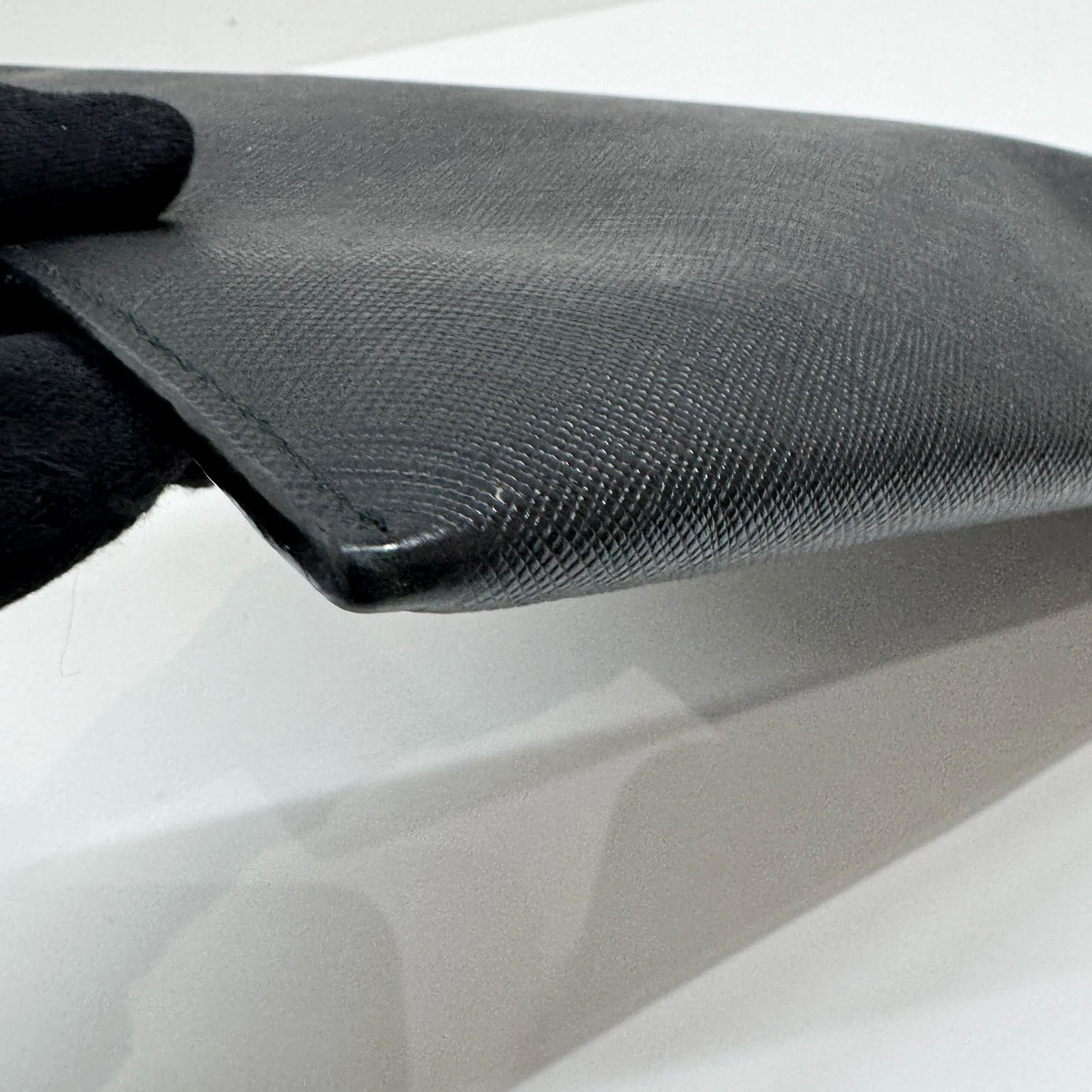 Black Leather Cluch Bag - Image 13