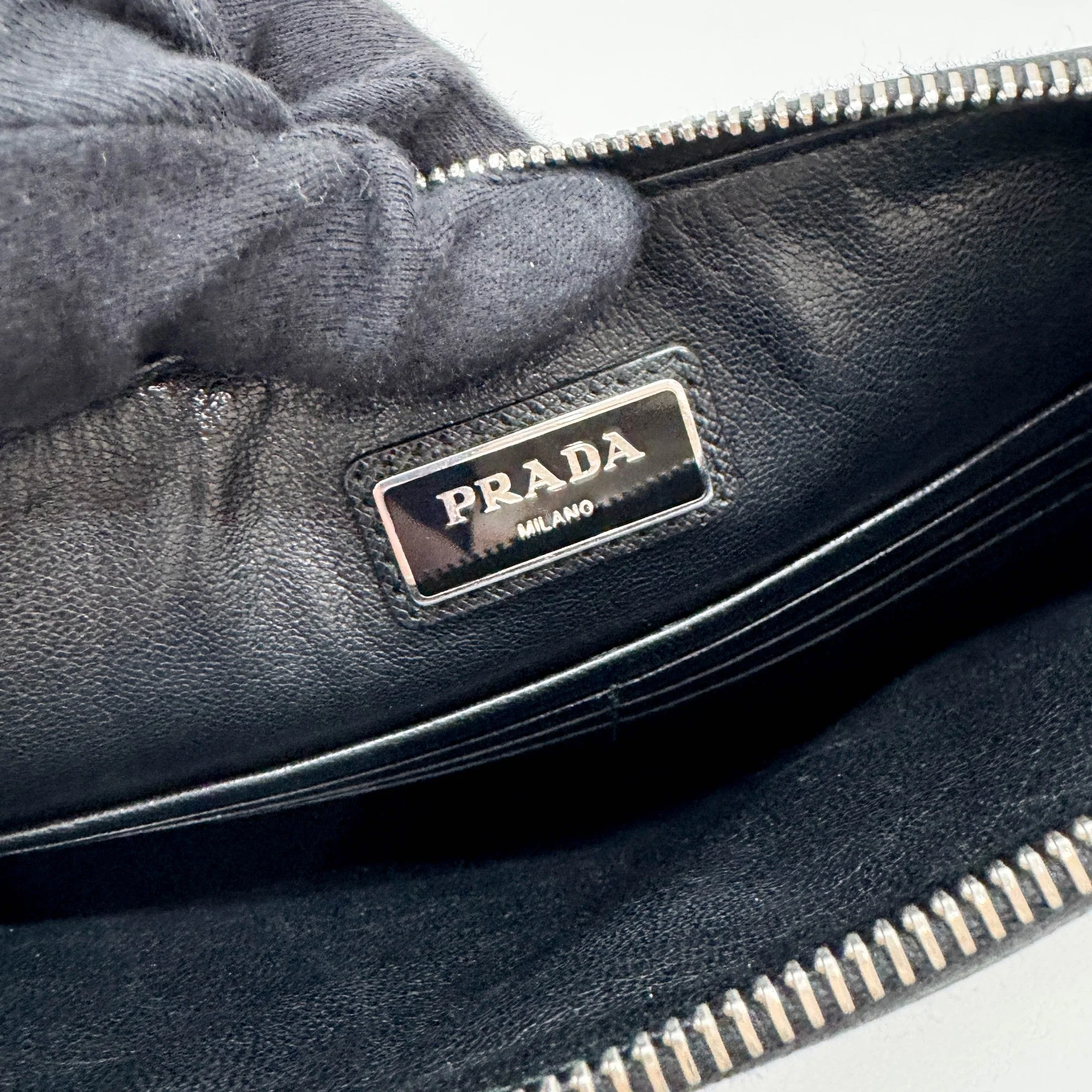 Black Leather Cluch Bag - Image 15