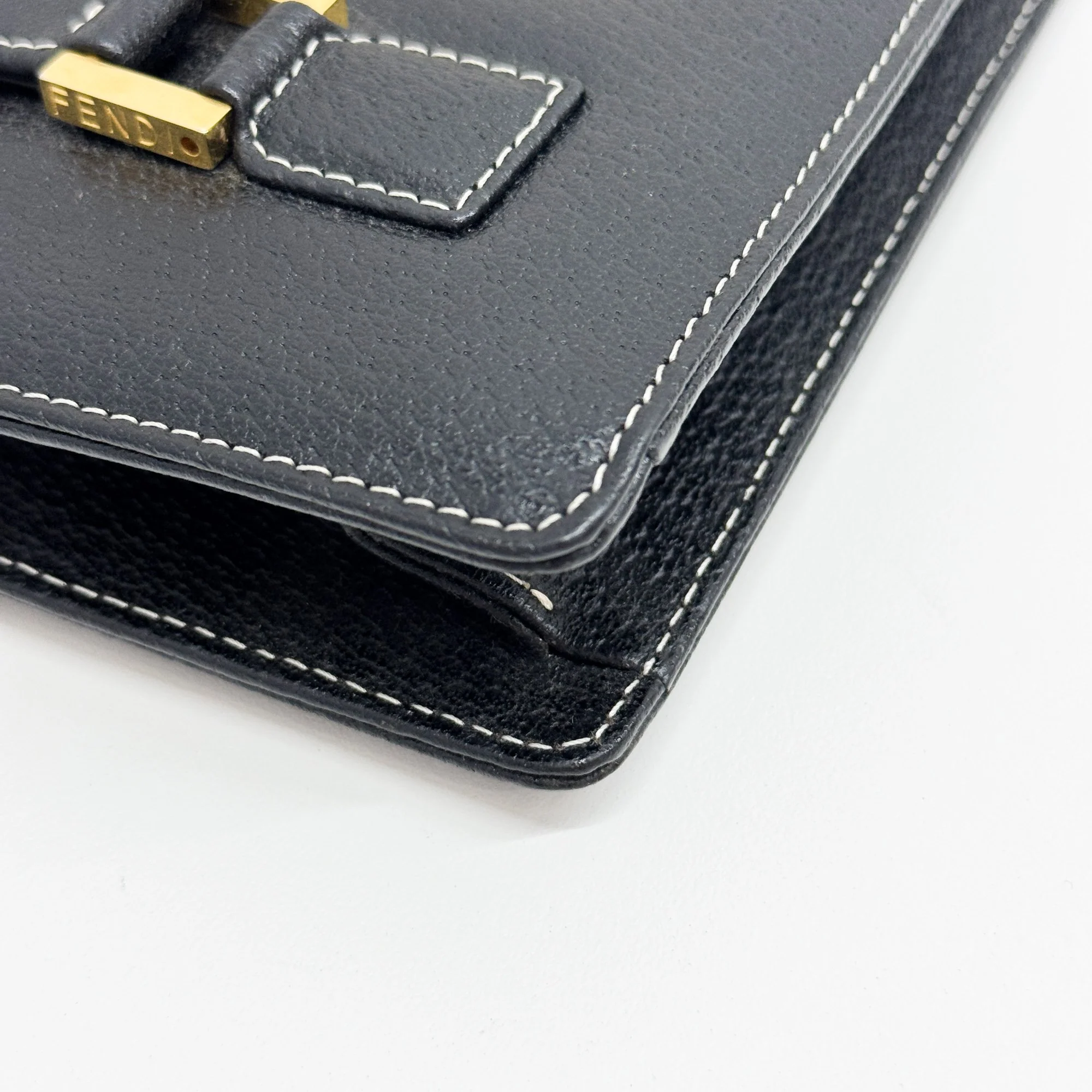 Black Leather Hand bag - Image 9