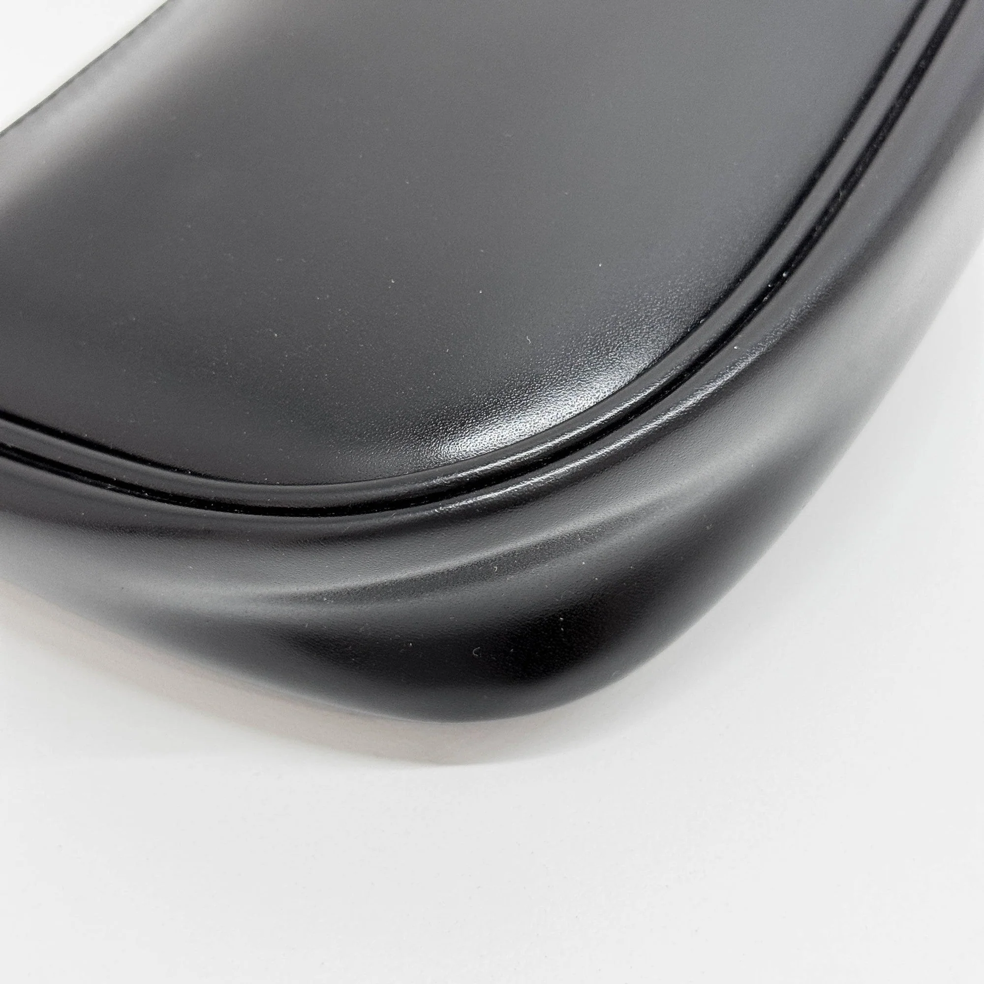 Black Leather Hand Bag - Image 8