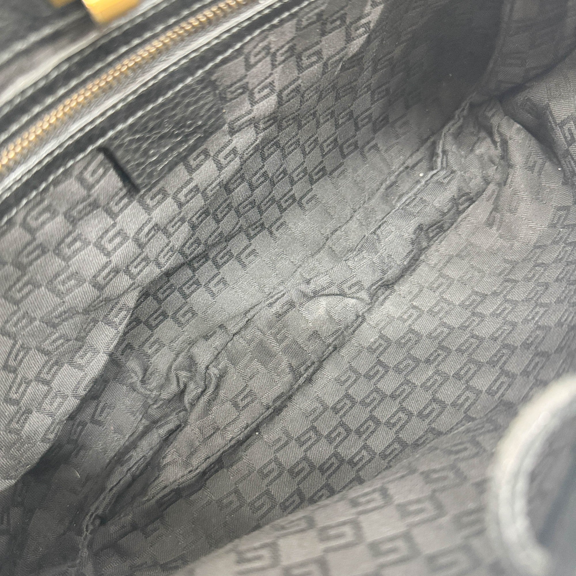 Black Leather Shoulder Bag - Image 17