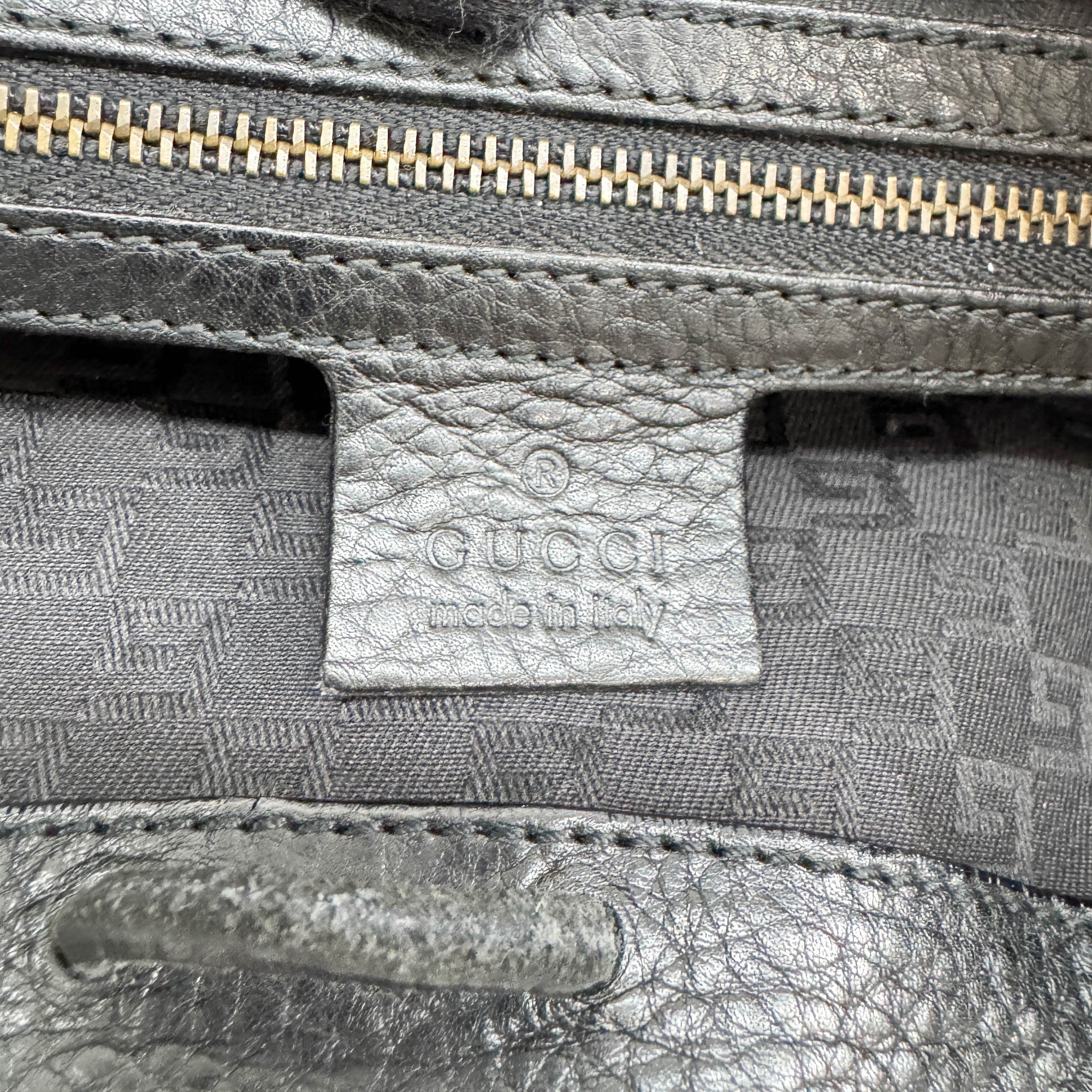 Black Leather Shoulder Bag - Image 18