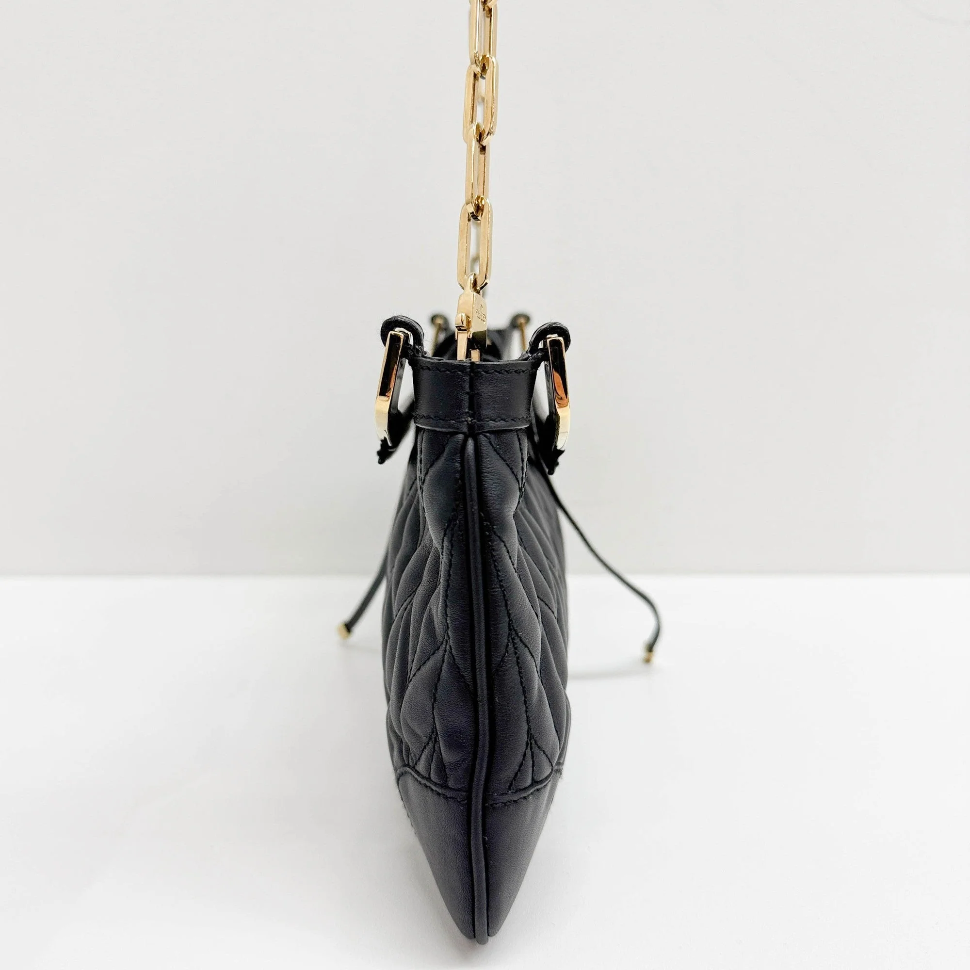 Black Leather Two-Way Bag - Image 5