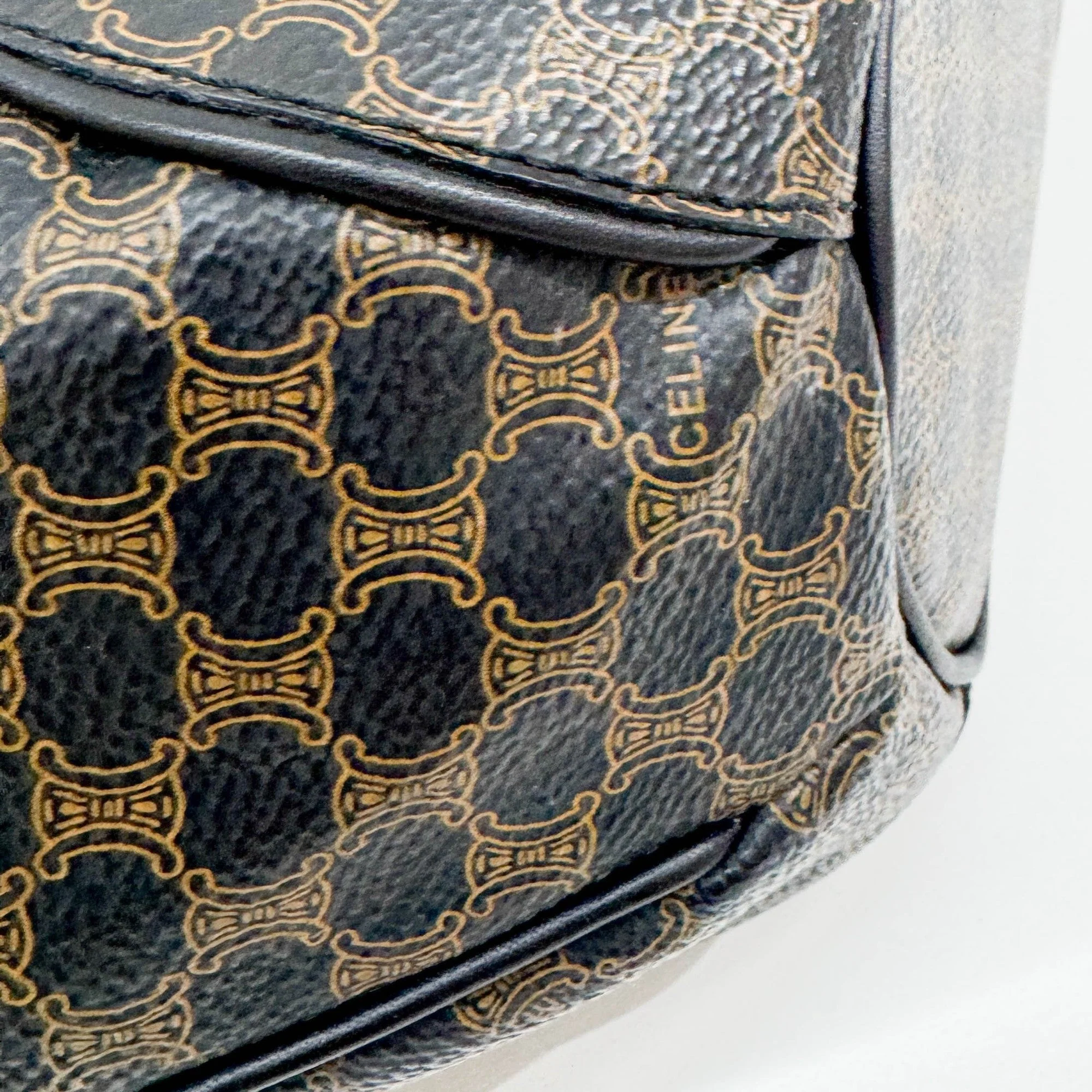 Black Macadam Leather Hobo Bag - Image 14