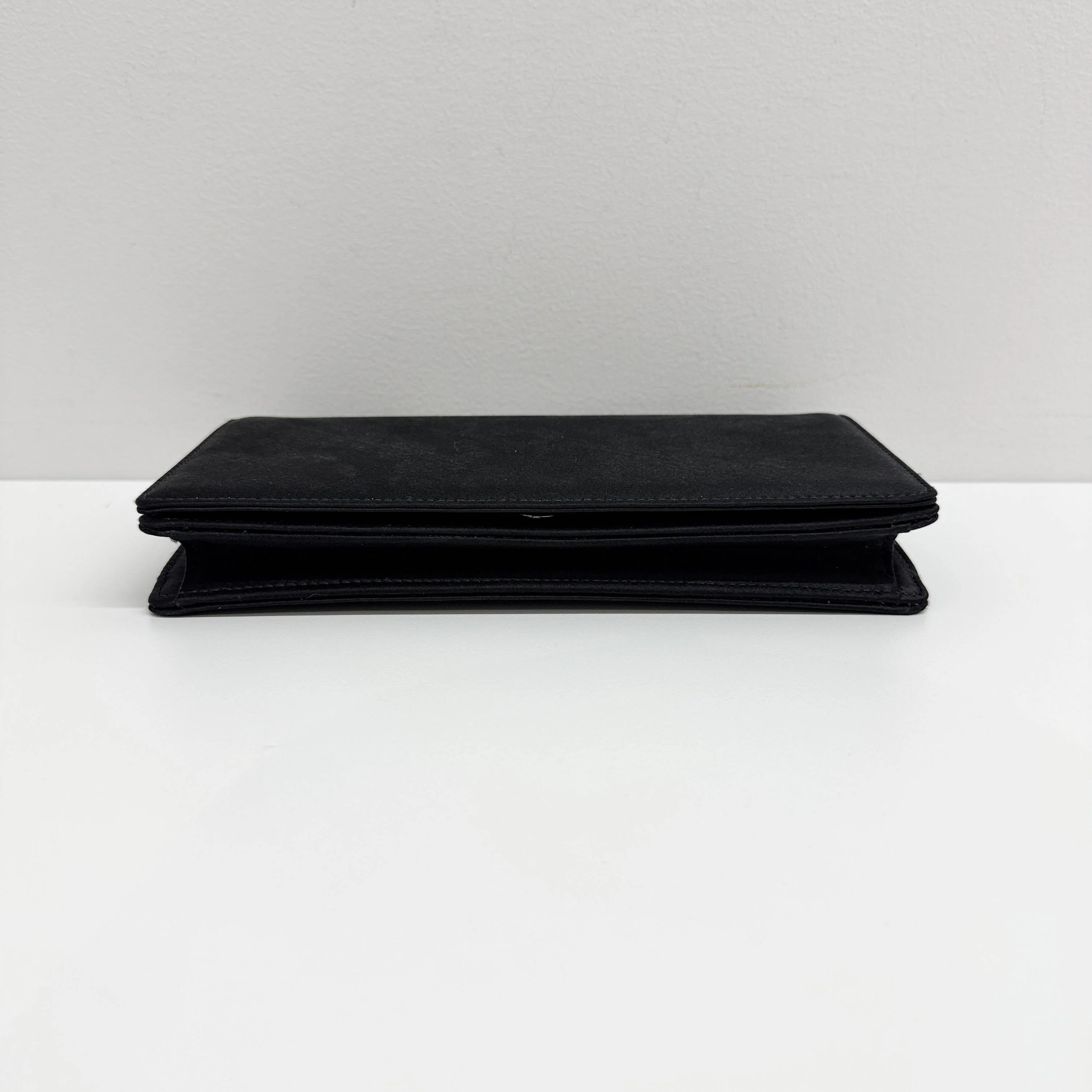 Black Satin Hand Bag - Image 6