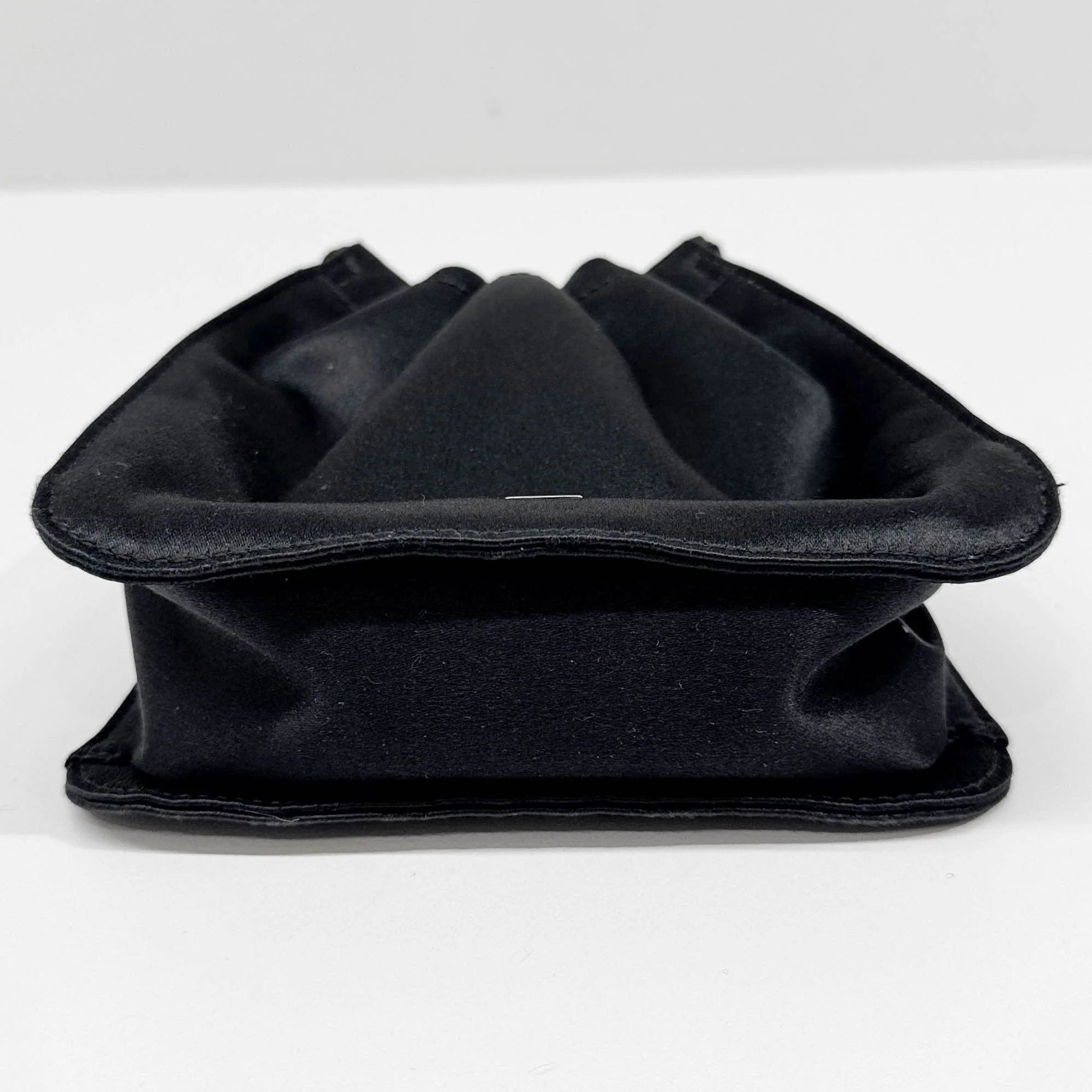 Black Satin Hand Bag - Image 7
