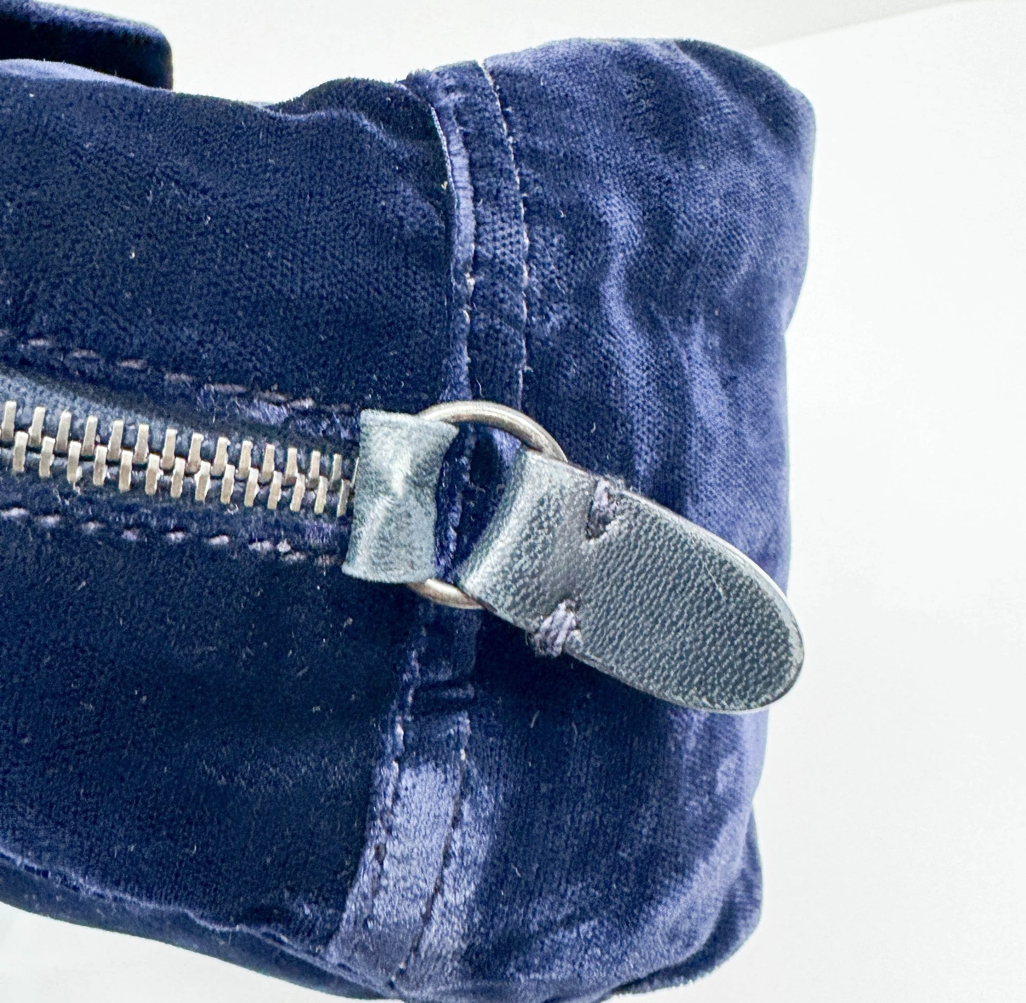 Blue Velvet Shoulder Bag - Image 16