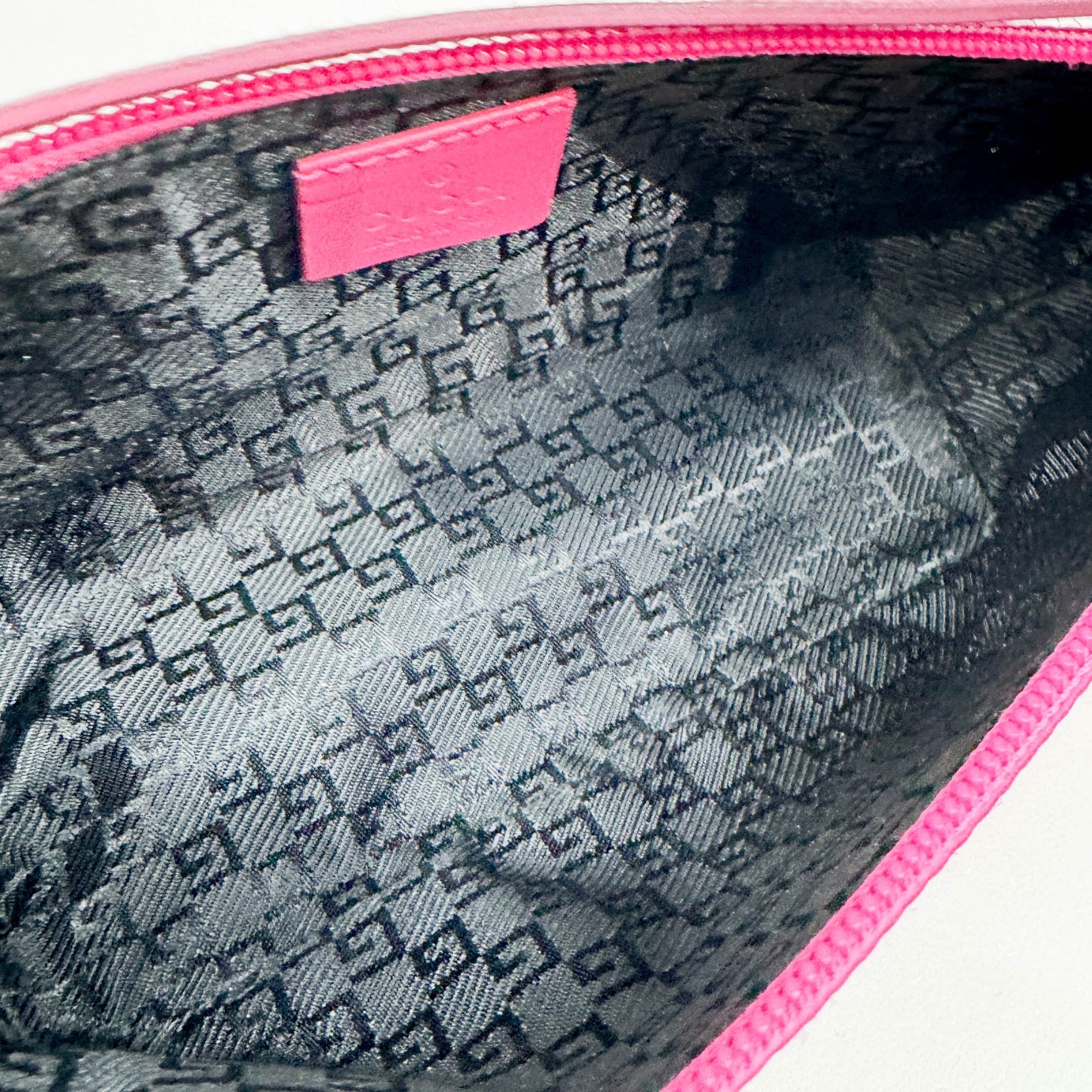 Boat Fuchsia Satin Shoulder Pochette - Image 12