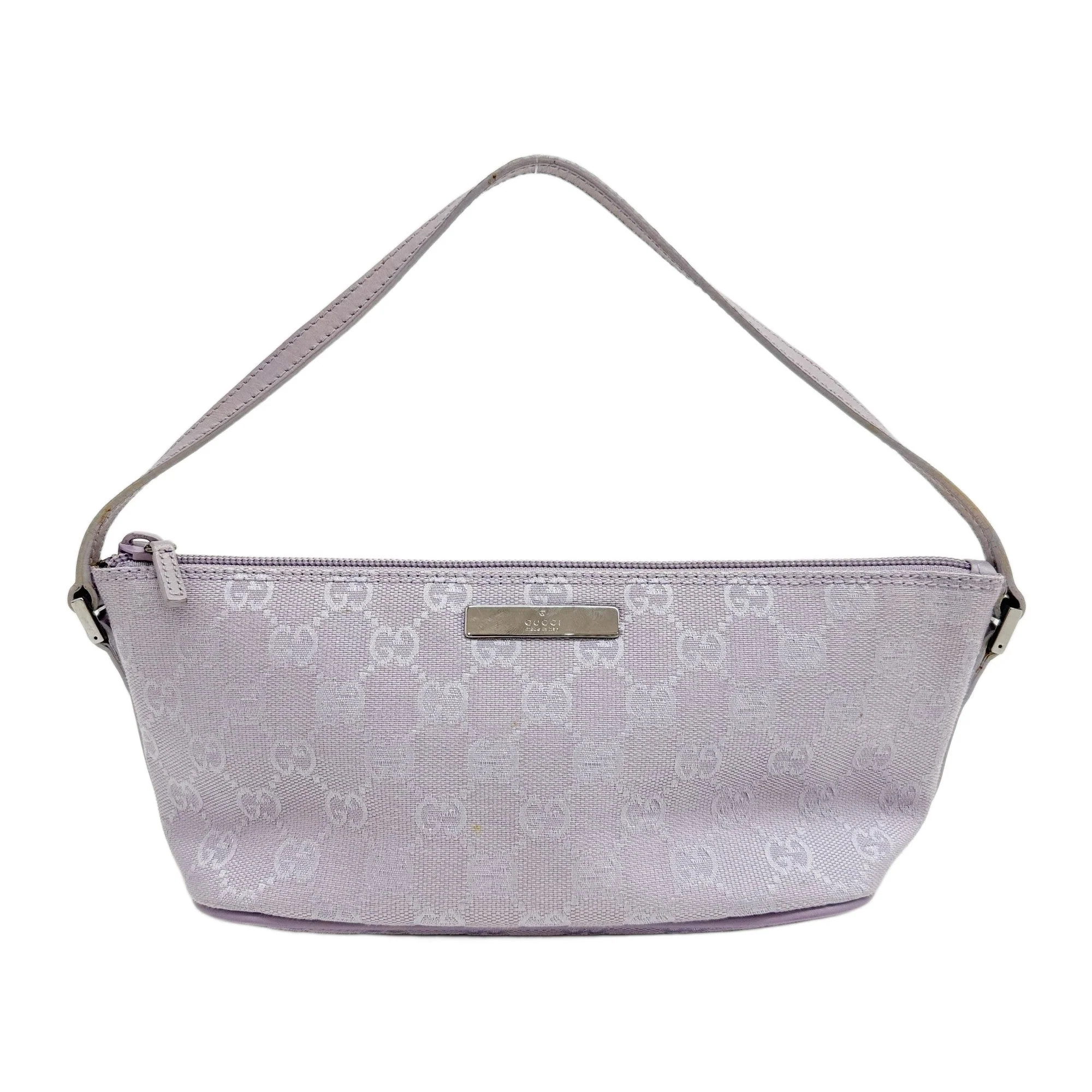 Boat Lavender GG Canvas Hand Bag