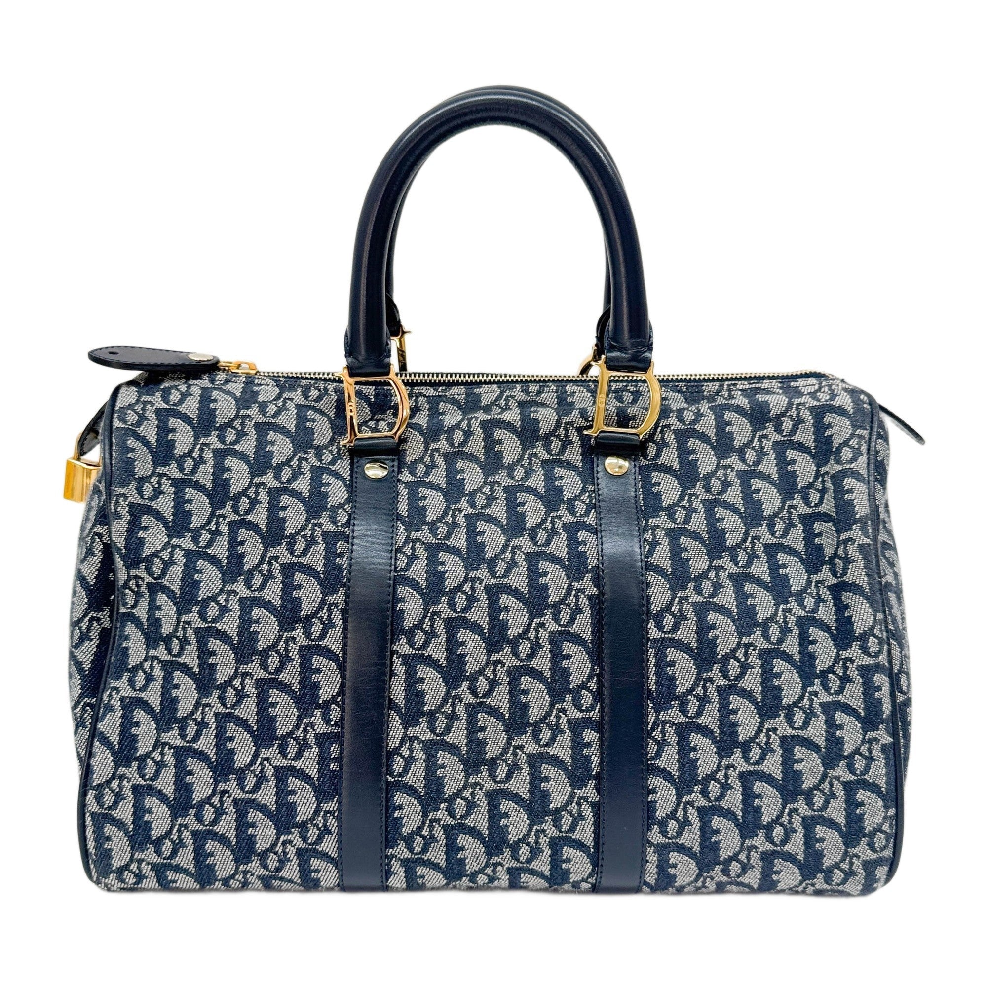 Boston Navy Trotter Canvas Hand Bag - Image 2