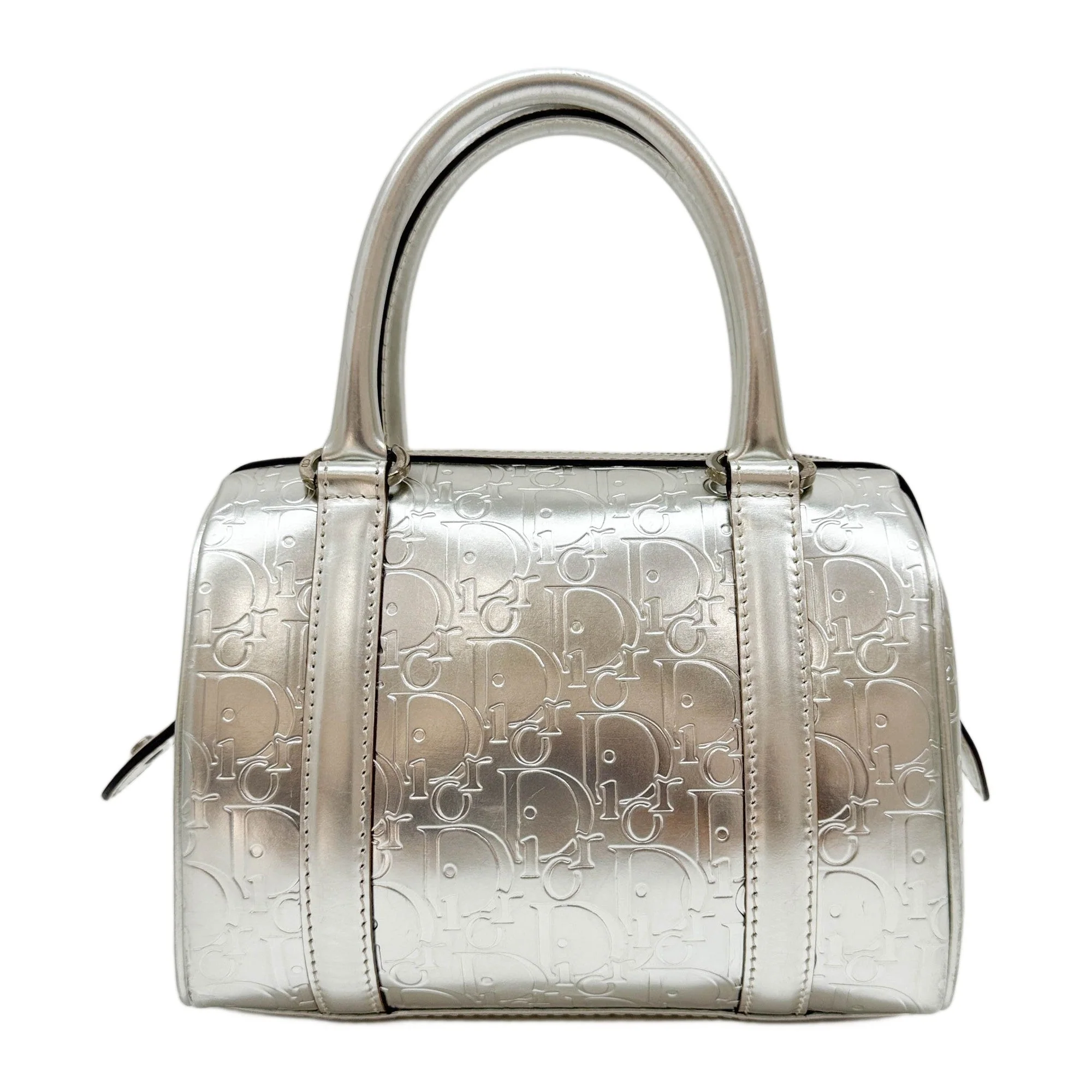 Boston Silver Trotter Canvas Hand Bag