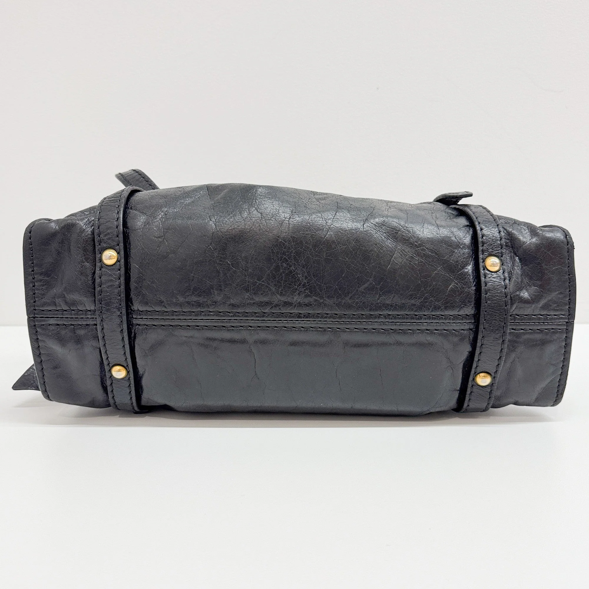 Bow Leather Shoulder Bag - Image 7