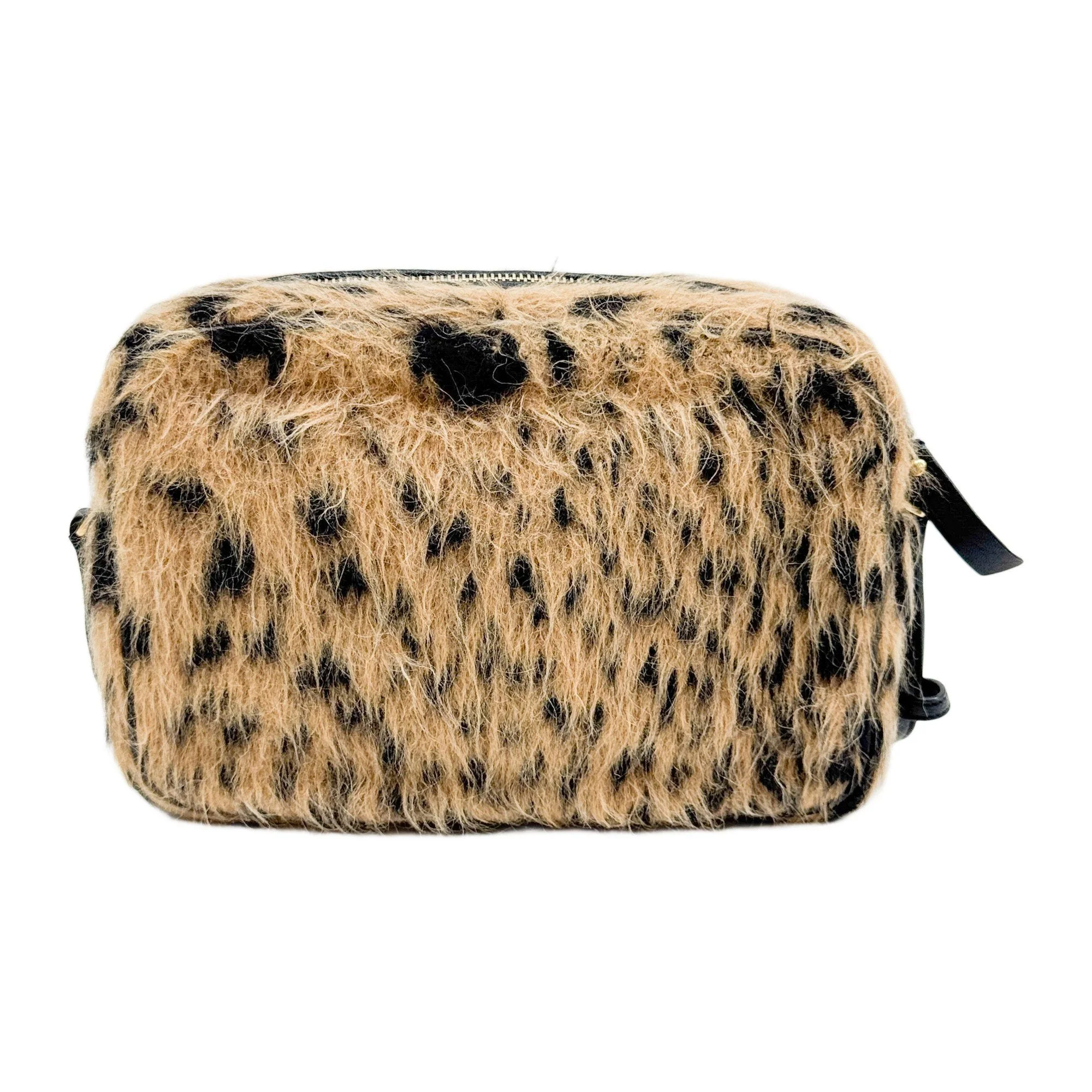 Brown Cheetah Fur Crossbody Bag - Image 2