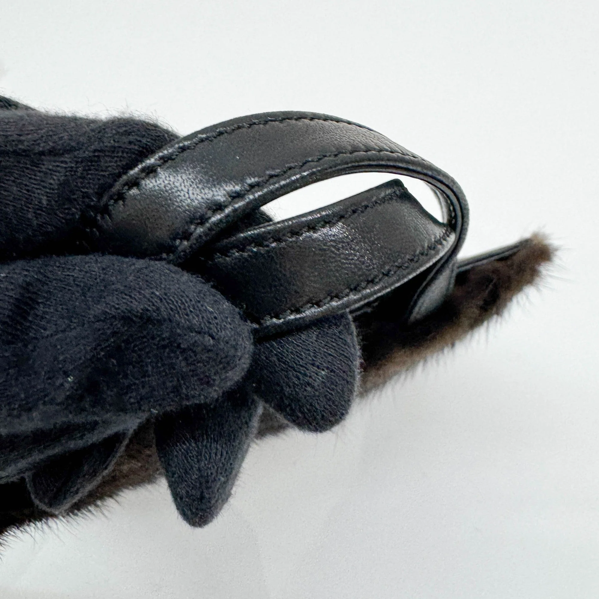 Brown Fur Hand Bag - Image 8