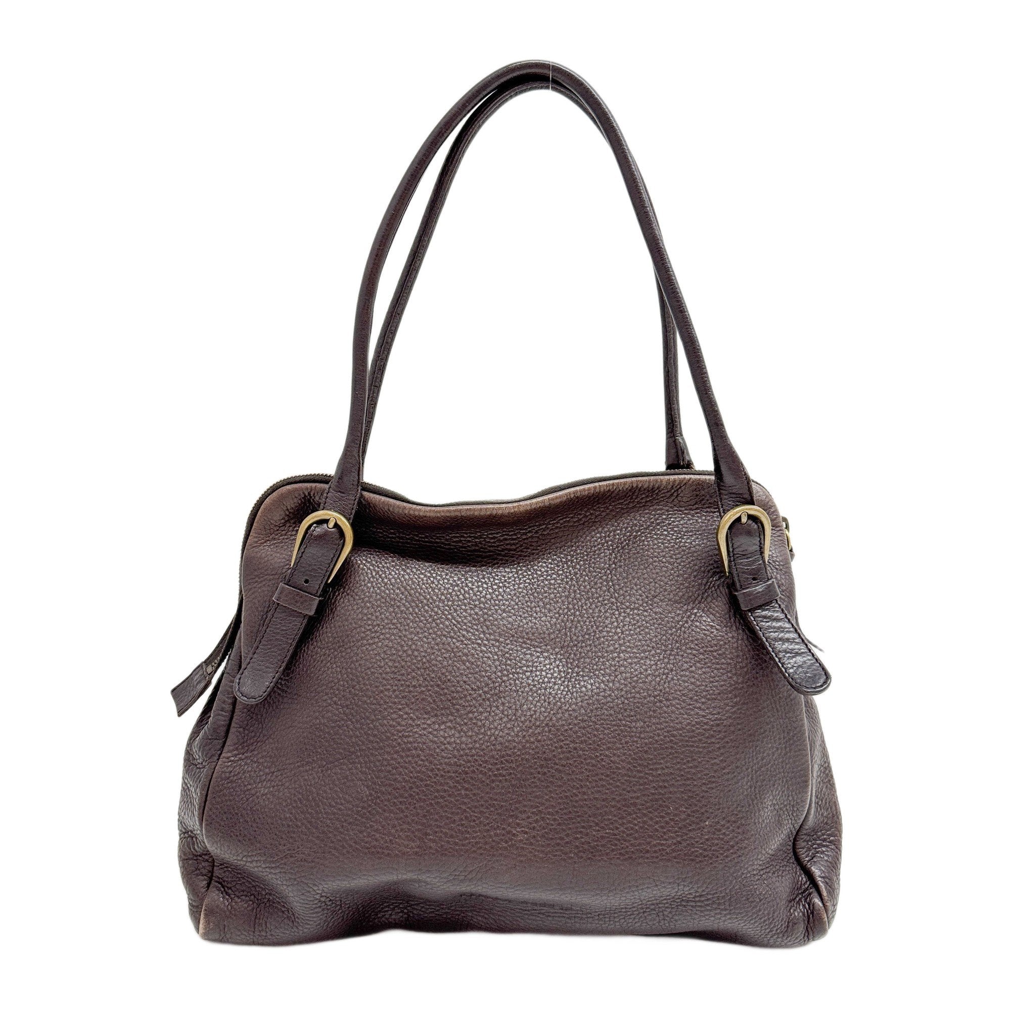 Brown Leather Shoulder Bag - Image 2