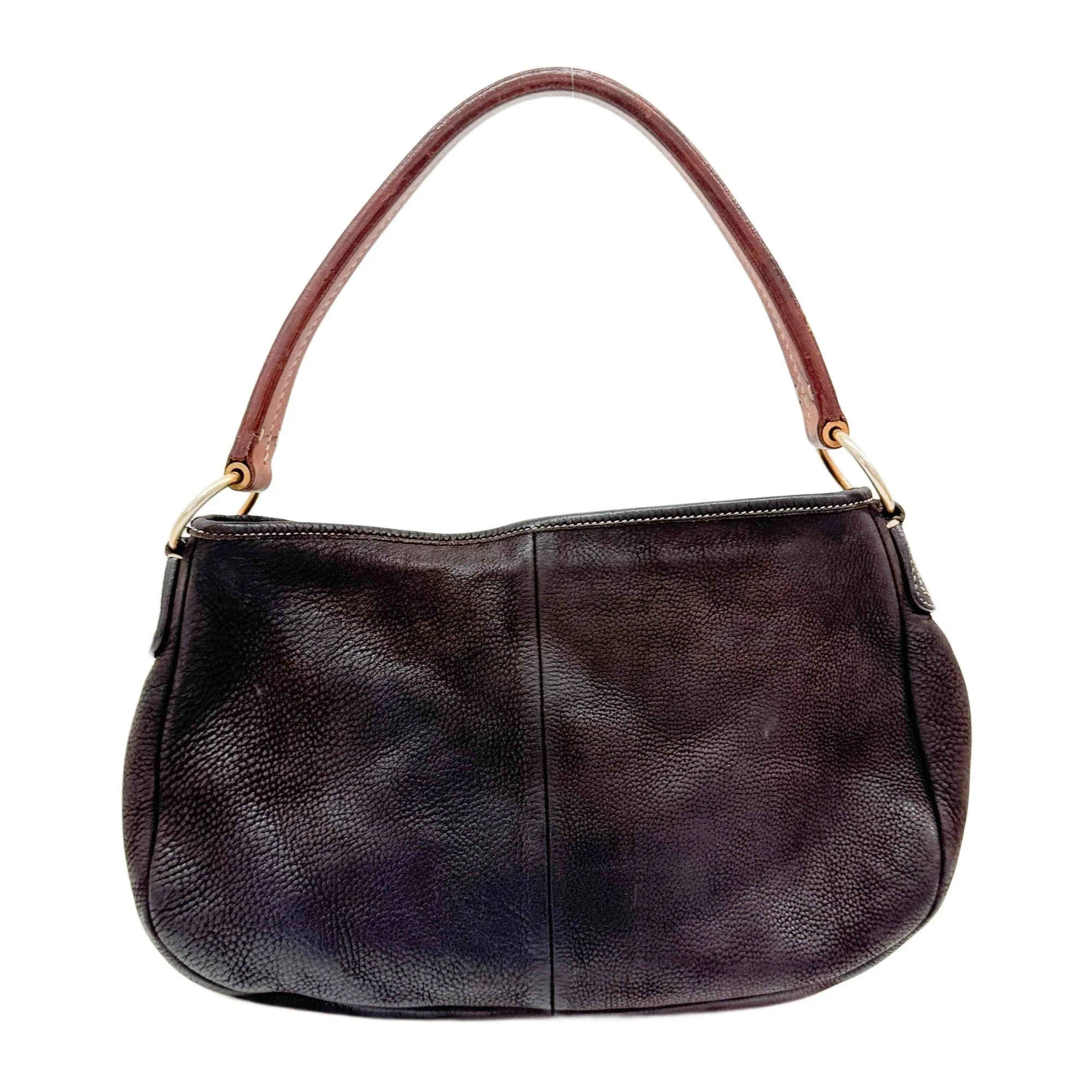 Brown Leather Shoulder Bag - Image 2