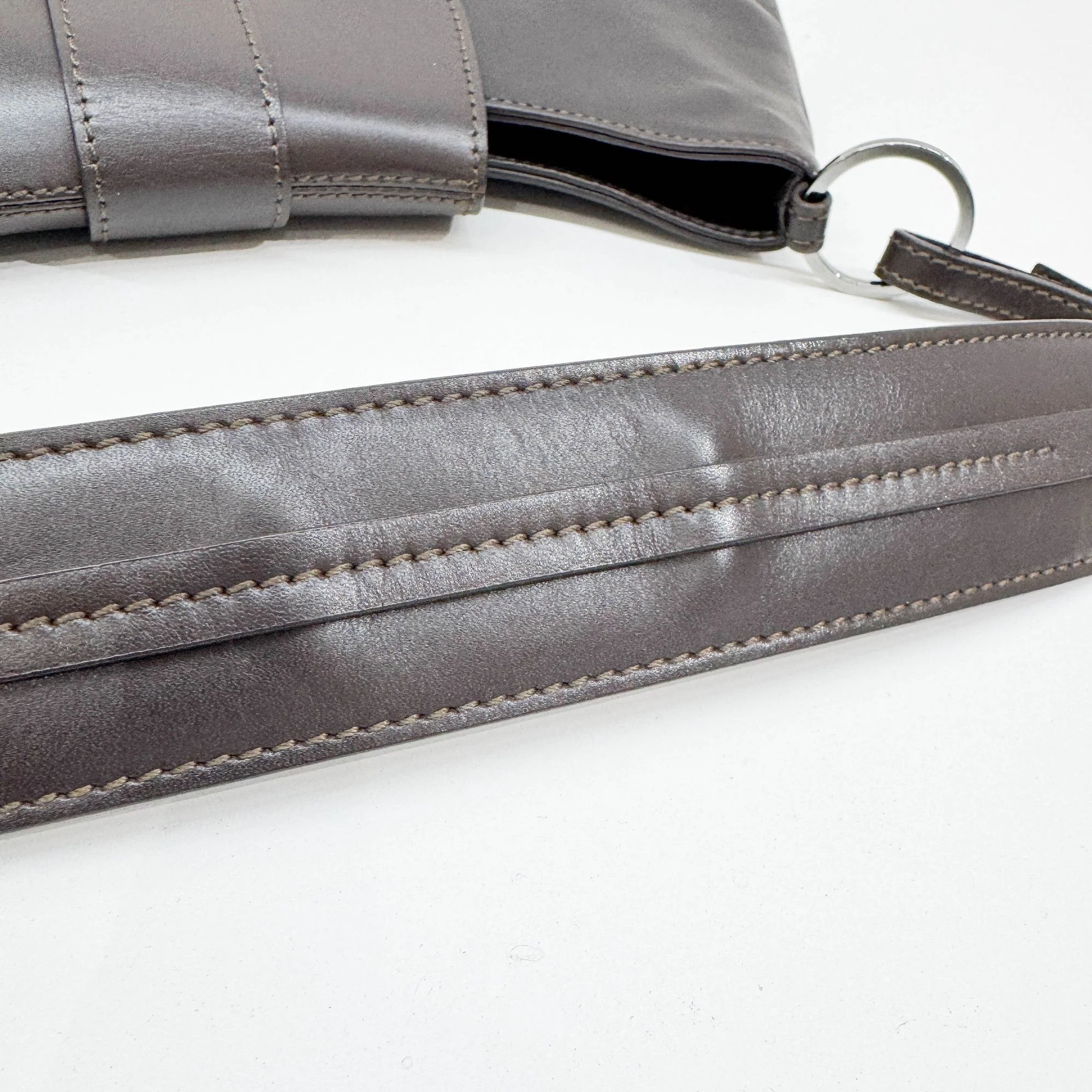 Brown Leather Shoulder Bag - Image 8