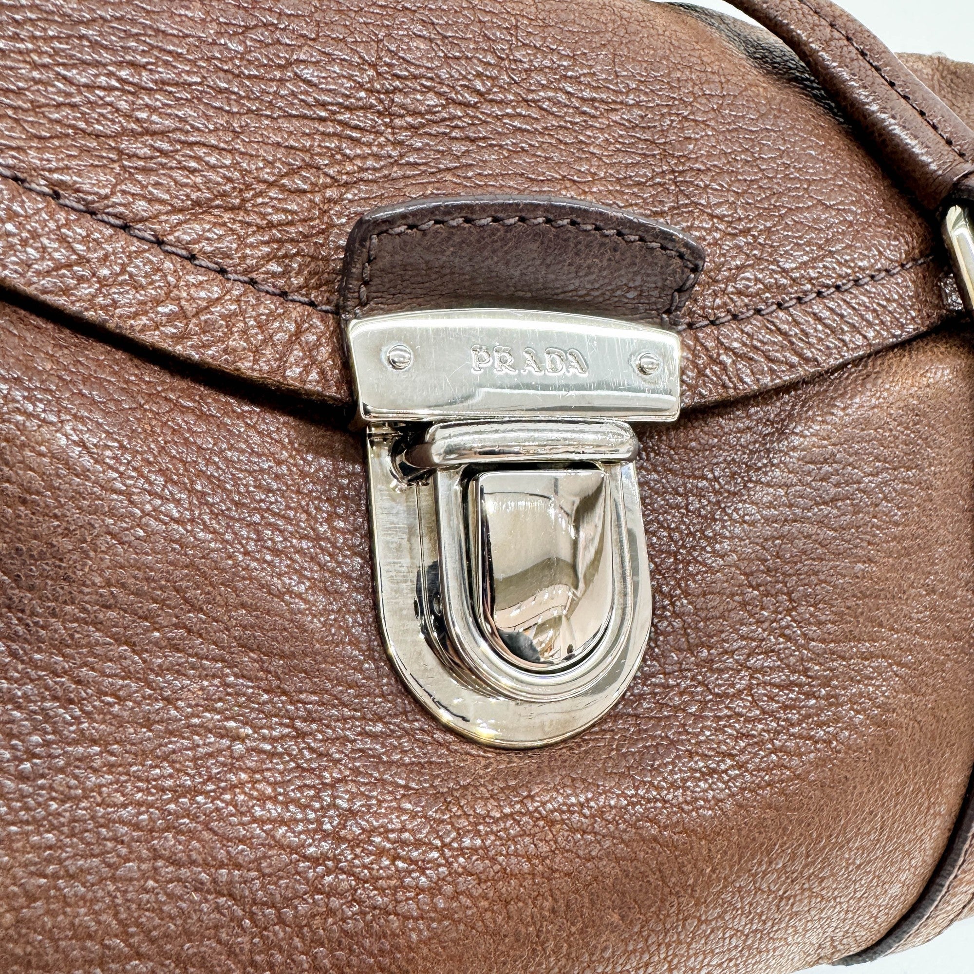 Brown Leather Shoulder Bag - Image 14