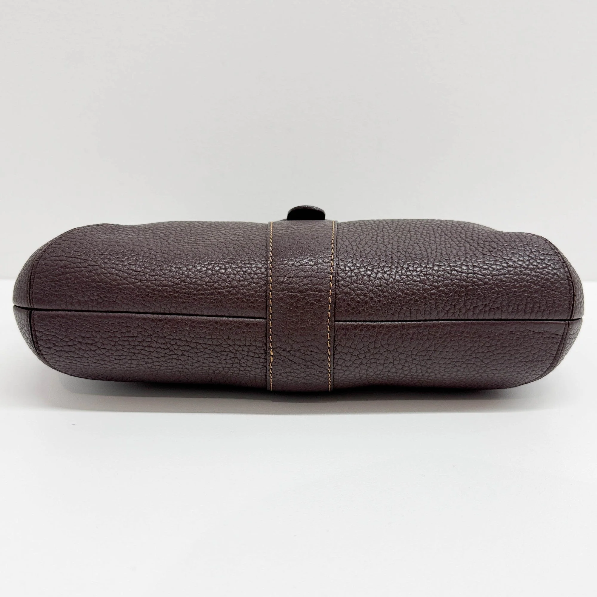 Brown Leather Shoulder Bag - Image 8