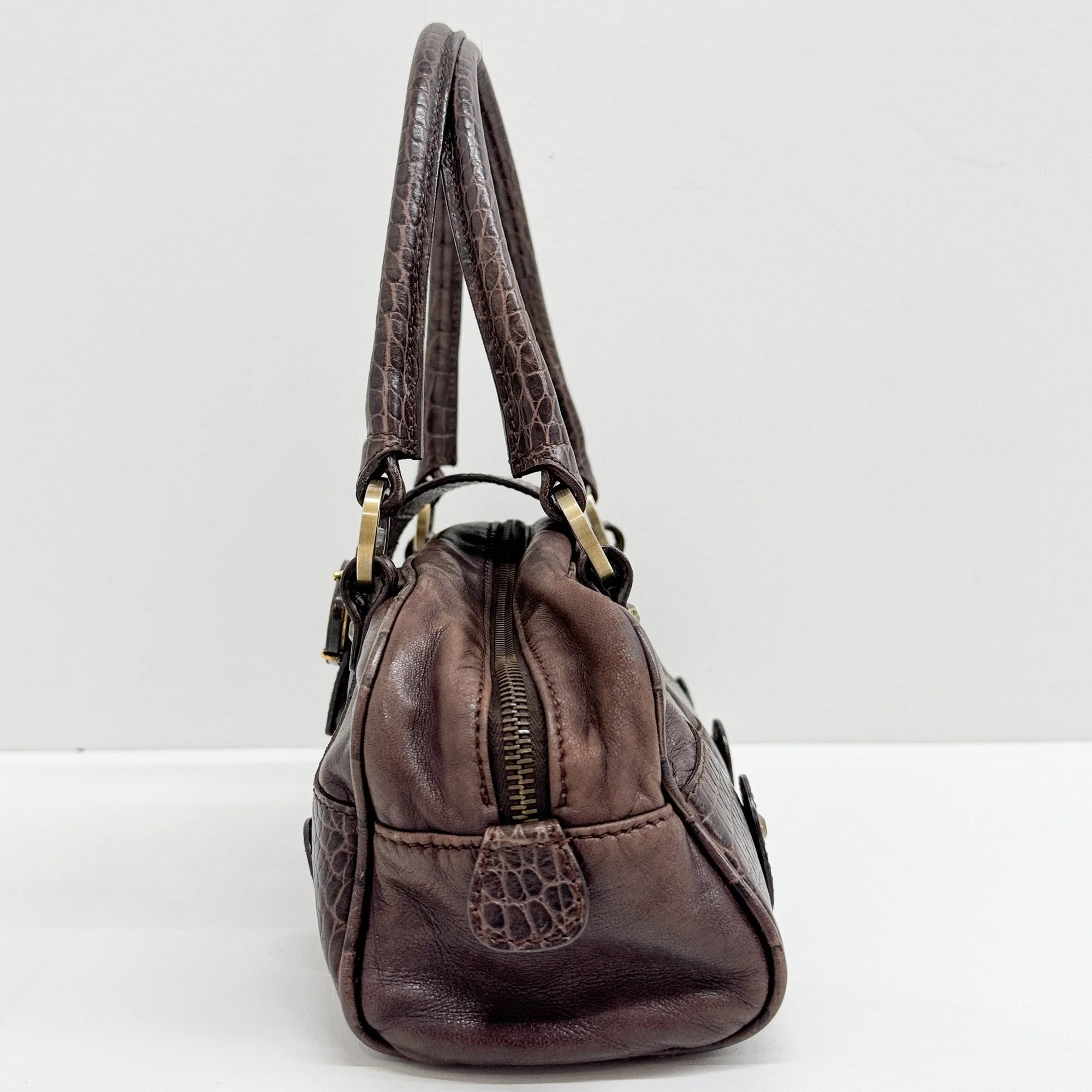 Brown Leather Shoulder Bag - Image 5