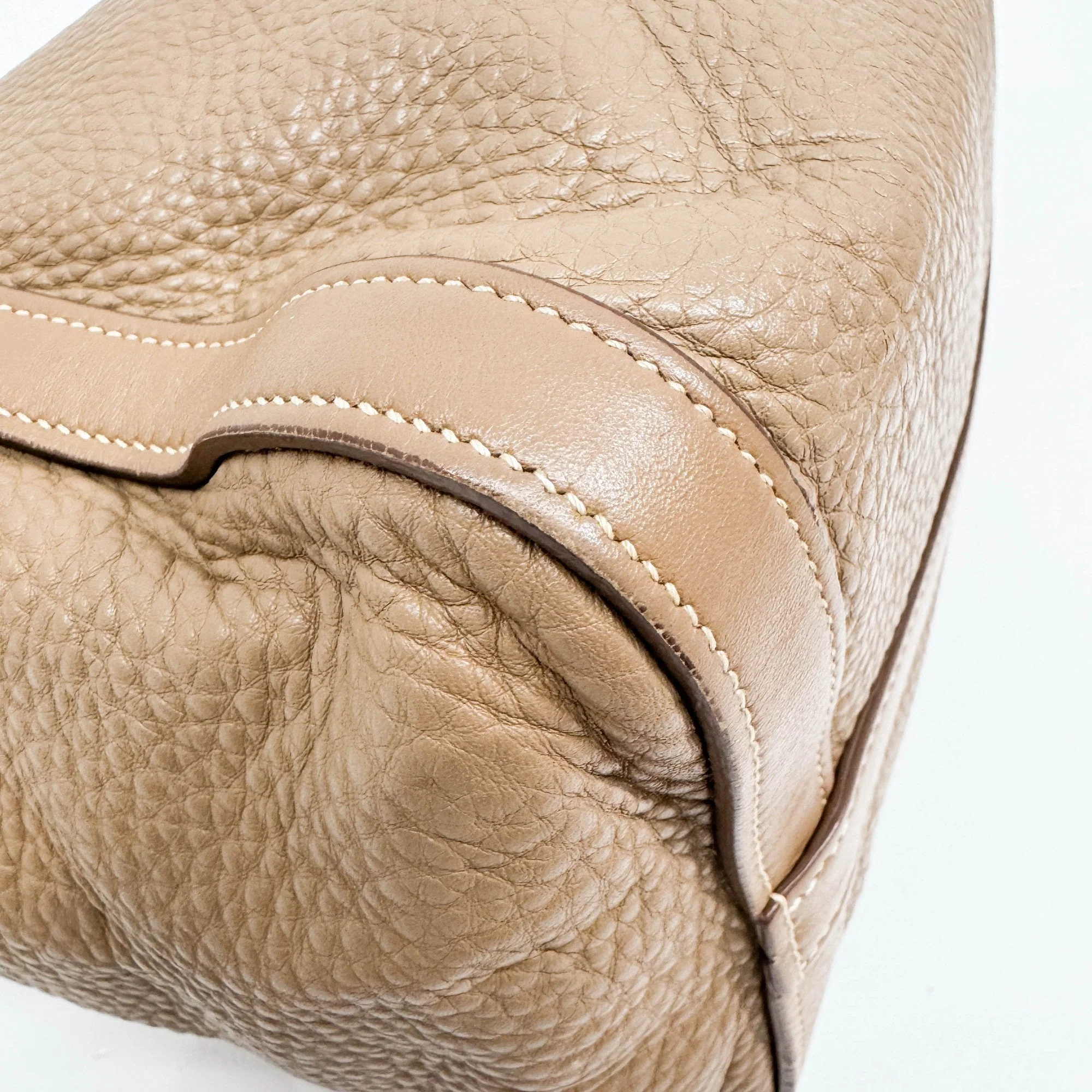 Brown Leather Shoulder Tote Bag - Image 11