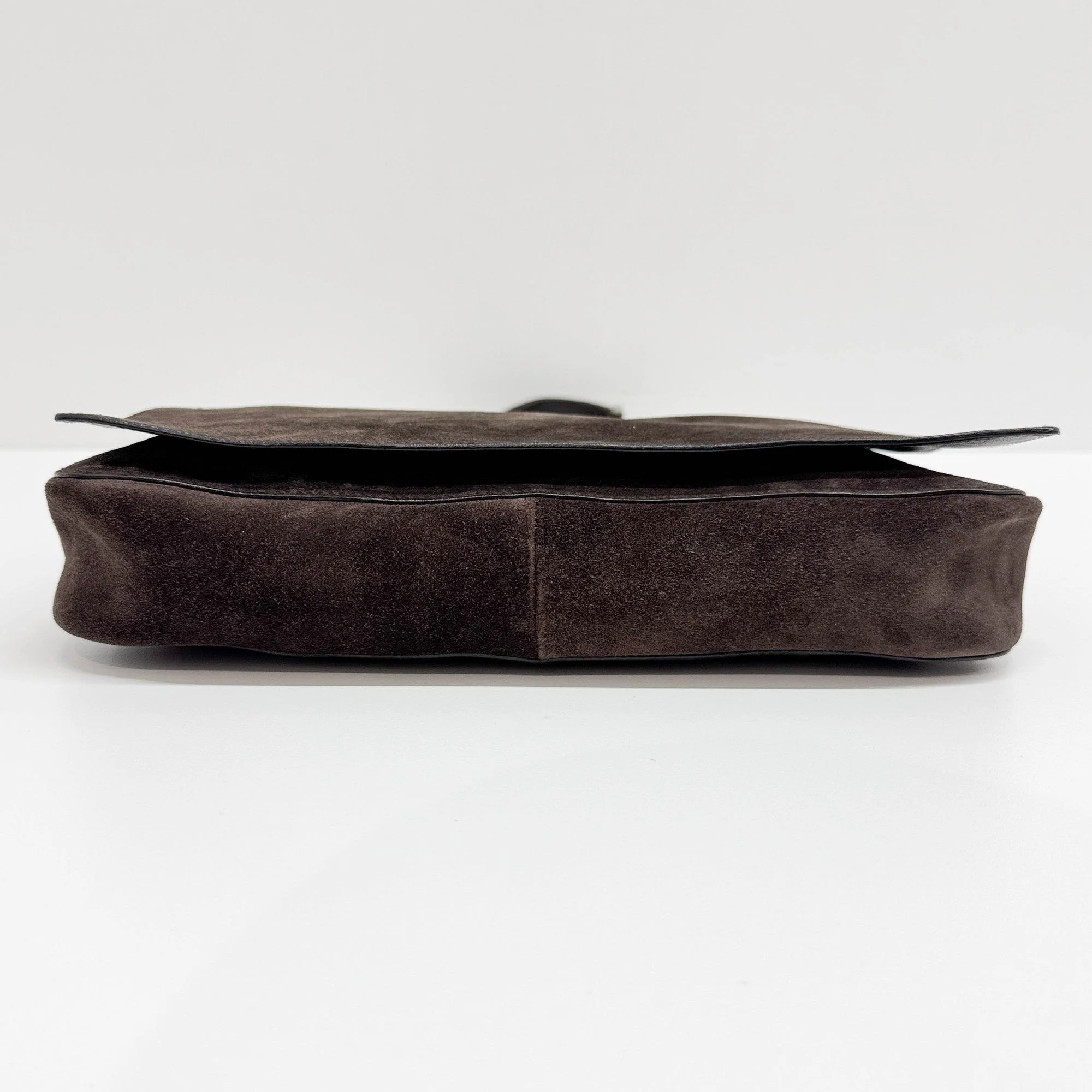 Brown Suede Shoulder Bag - Image 8
