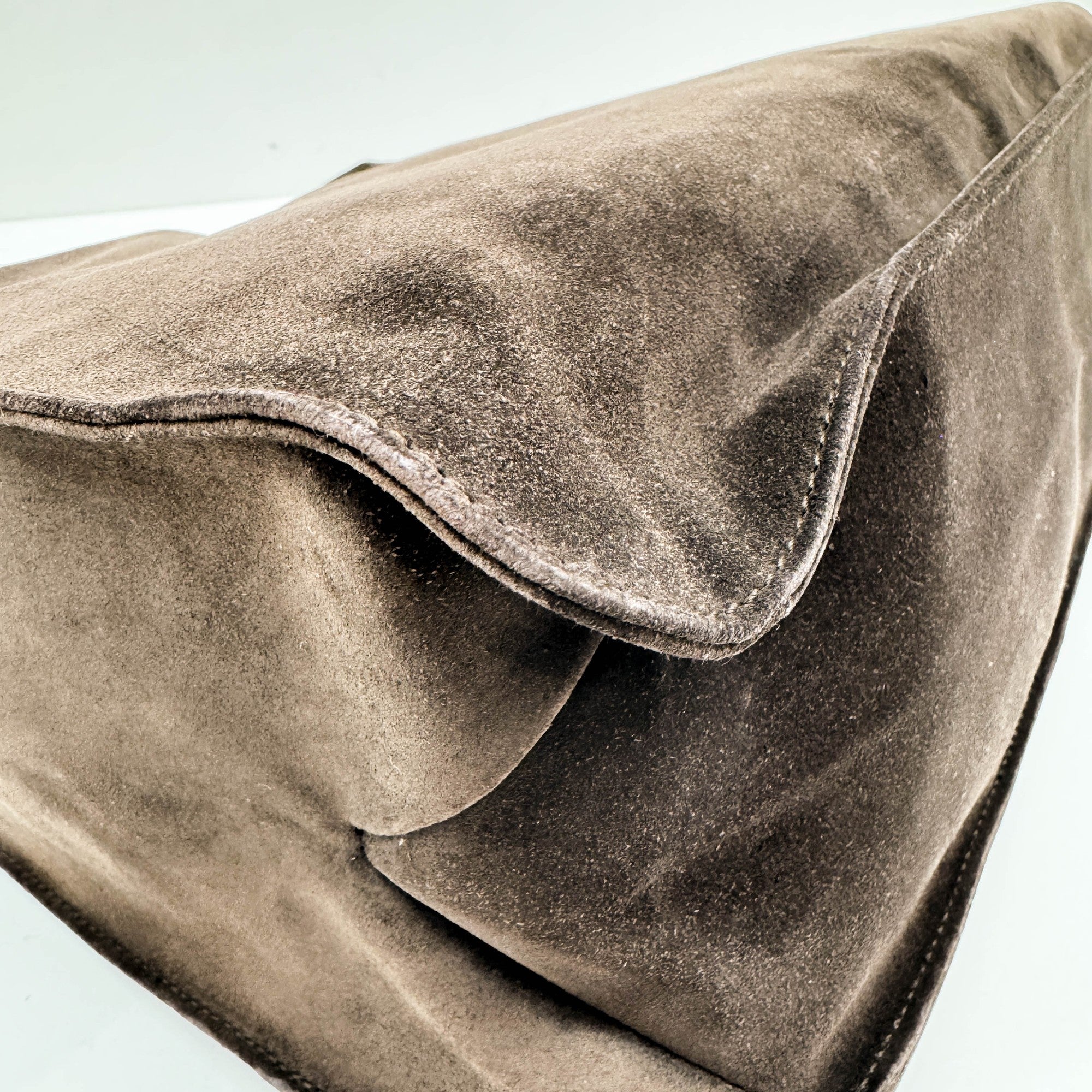 Brown Suede Shoulder Bag - Image 12