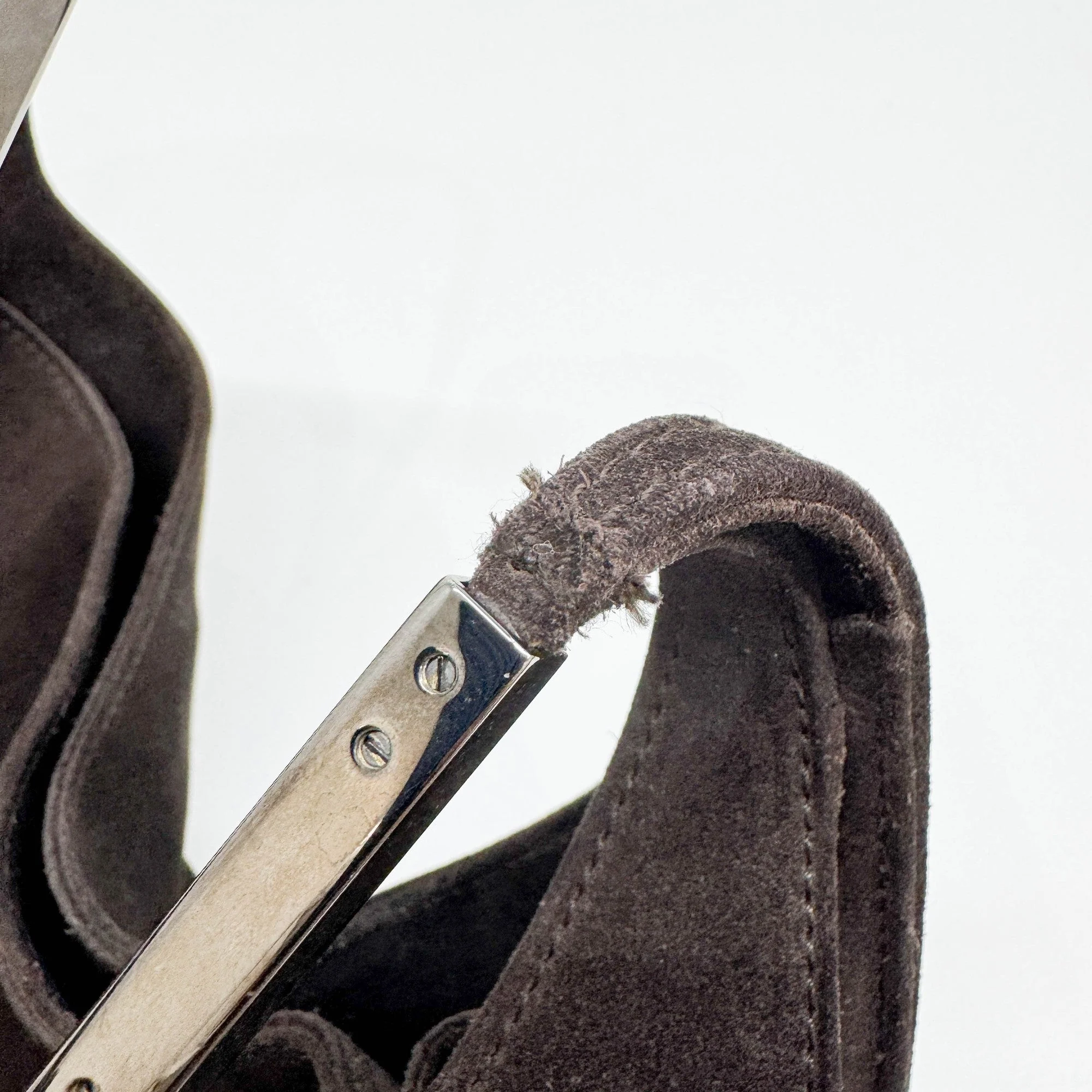Brown Suede Shoulder Bag - Image 19