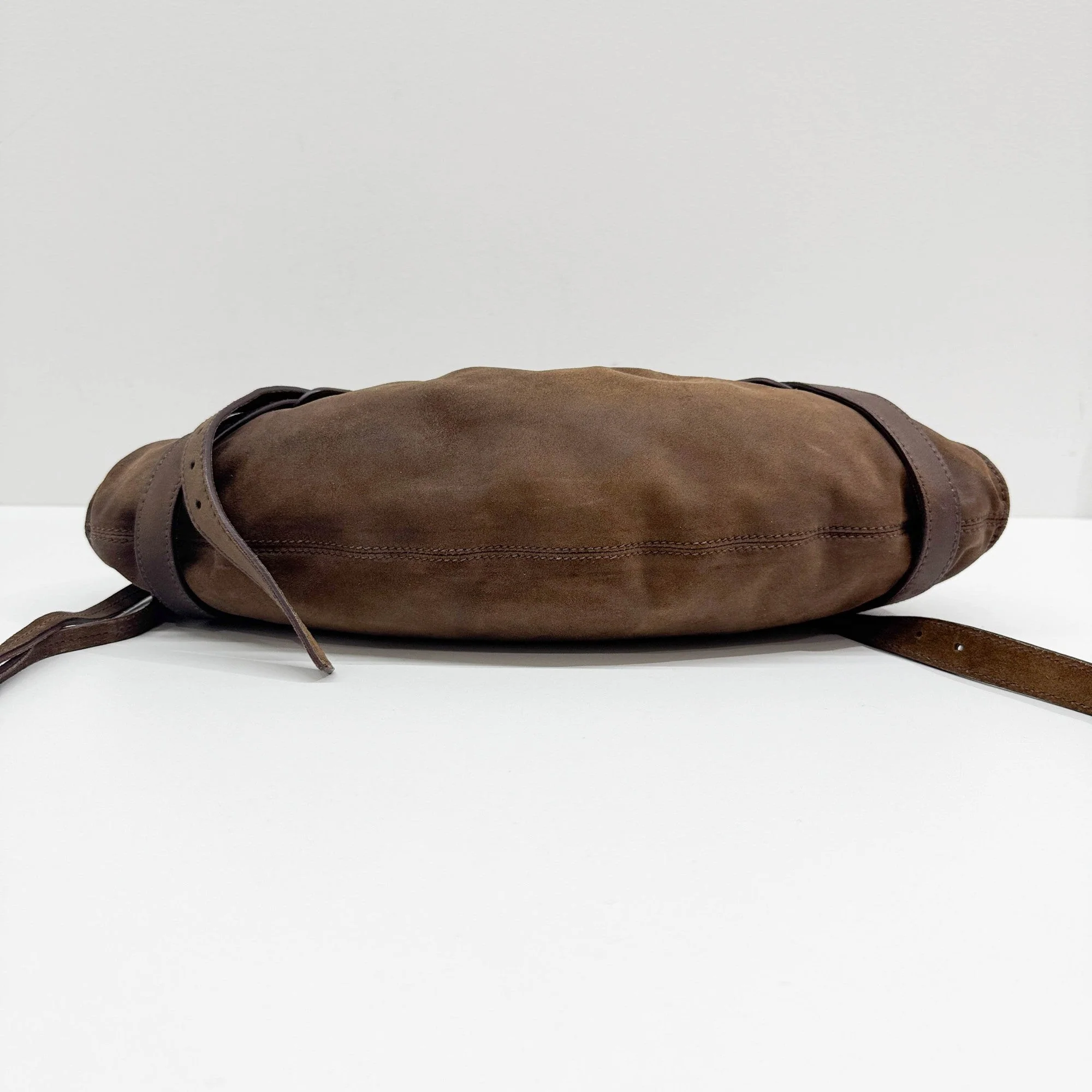 Brown Suede Shoulder Bag - Image 7