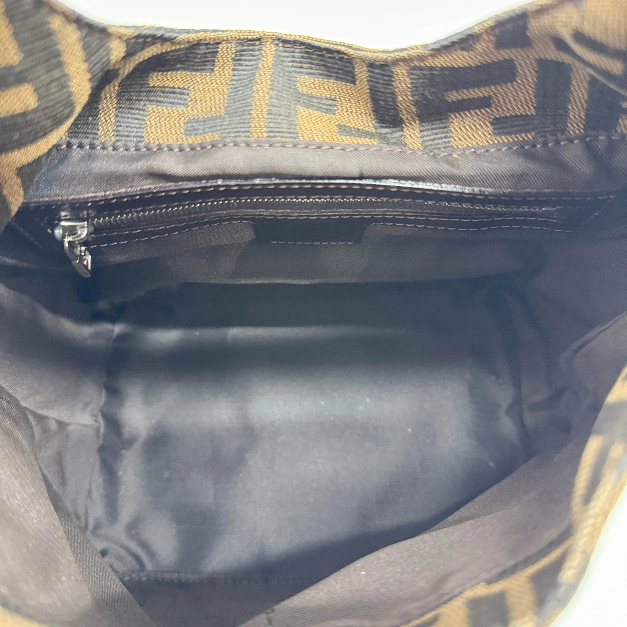 Brown Zucca Canvas Shoulder Bag - Image 13