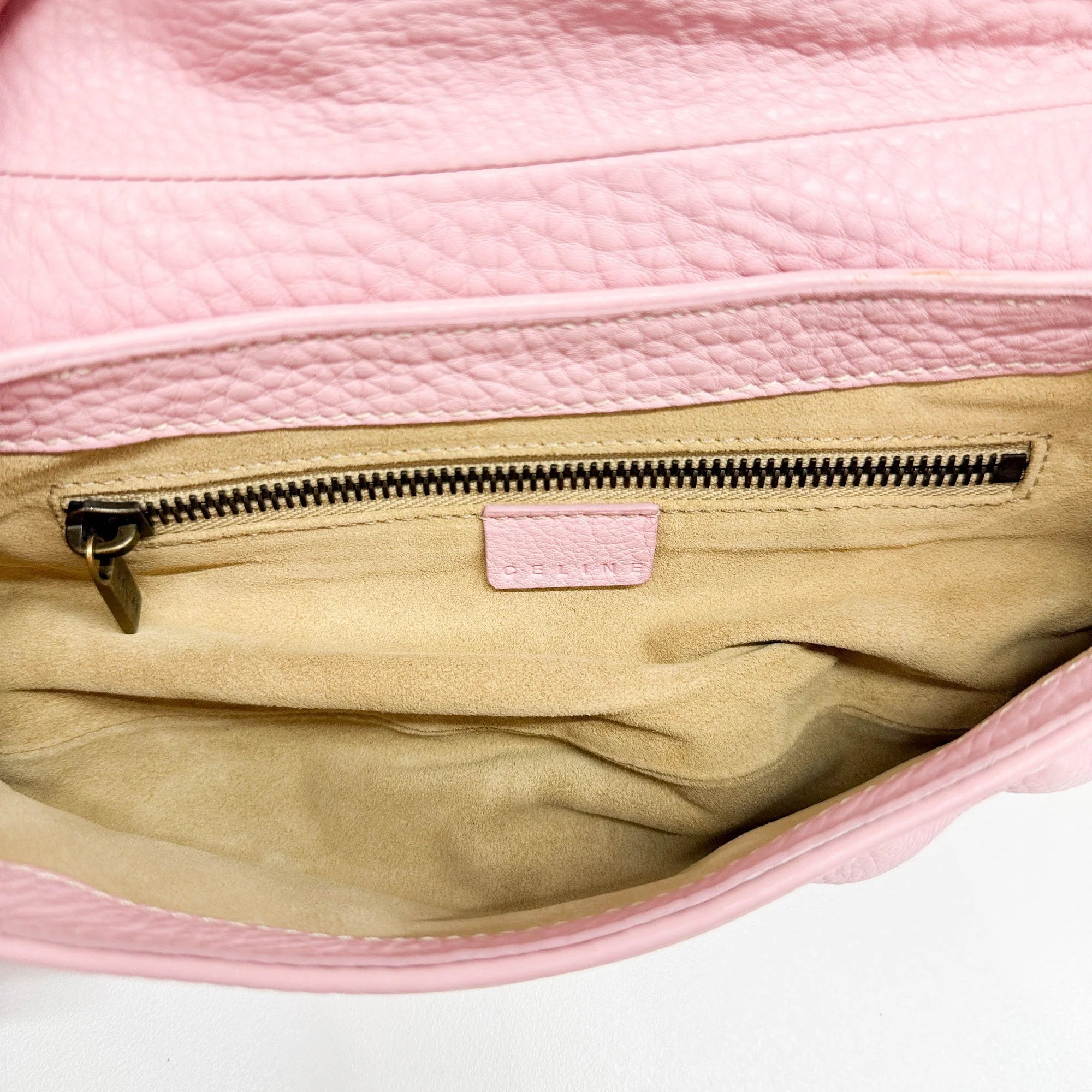 Buckle Bag Pink Leather Shoulder Bag - Image 16